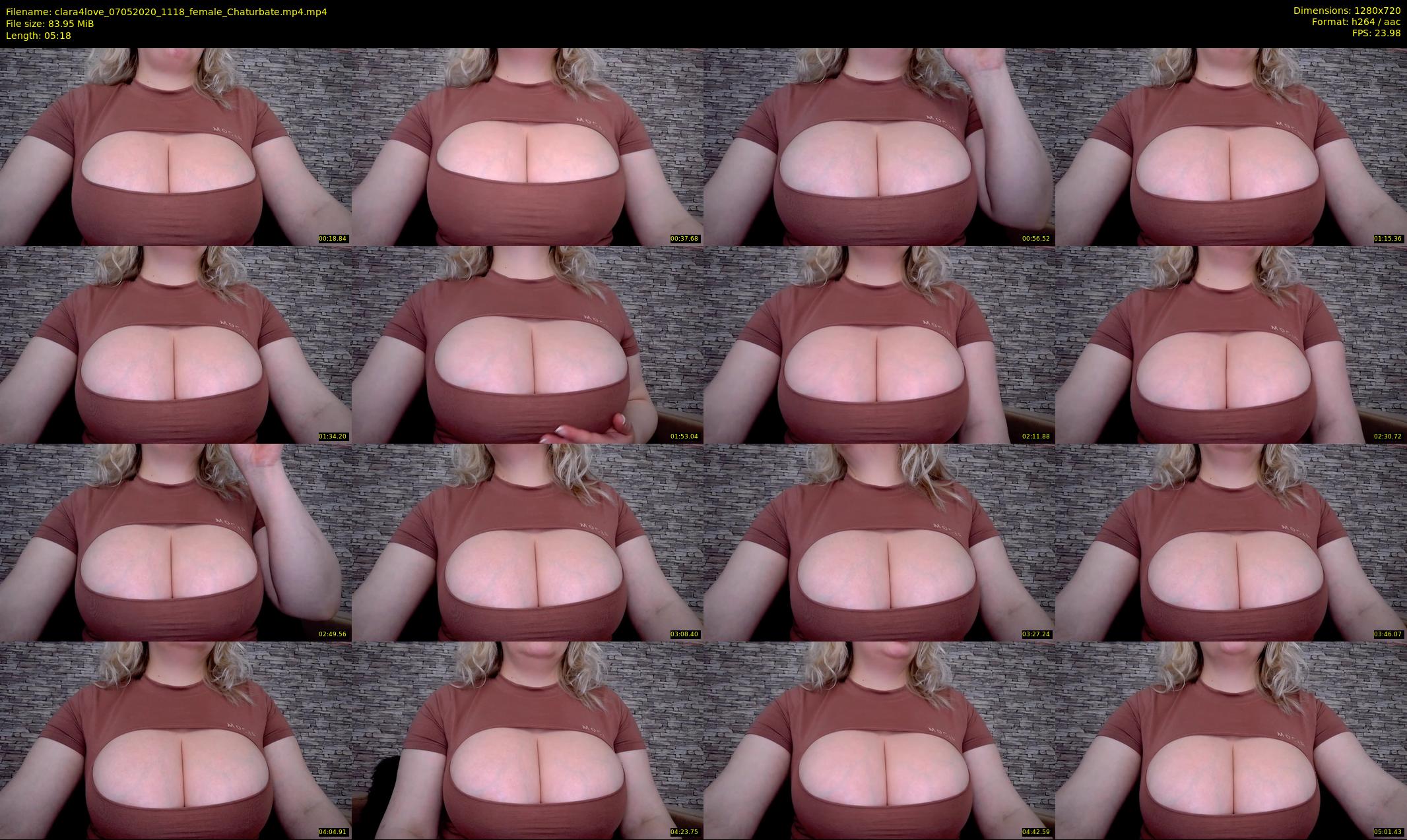 clara4love — 6 minute Chaturbate female cam show recording, 720p, May 7, 2020