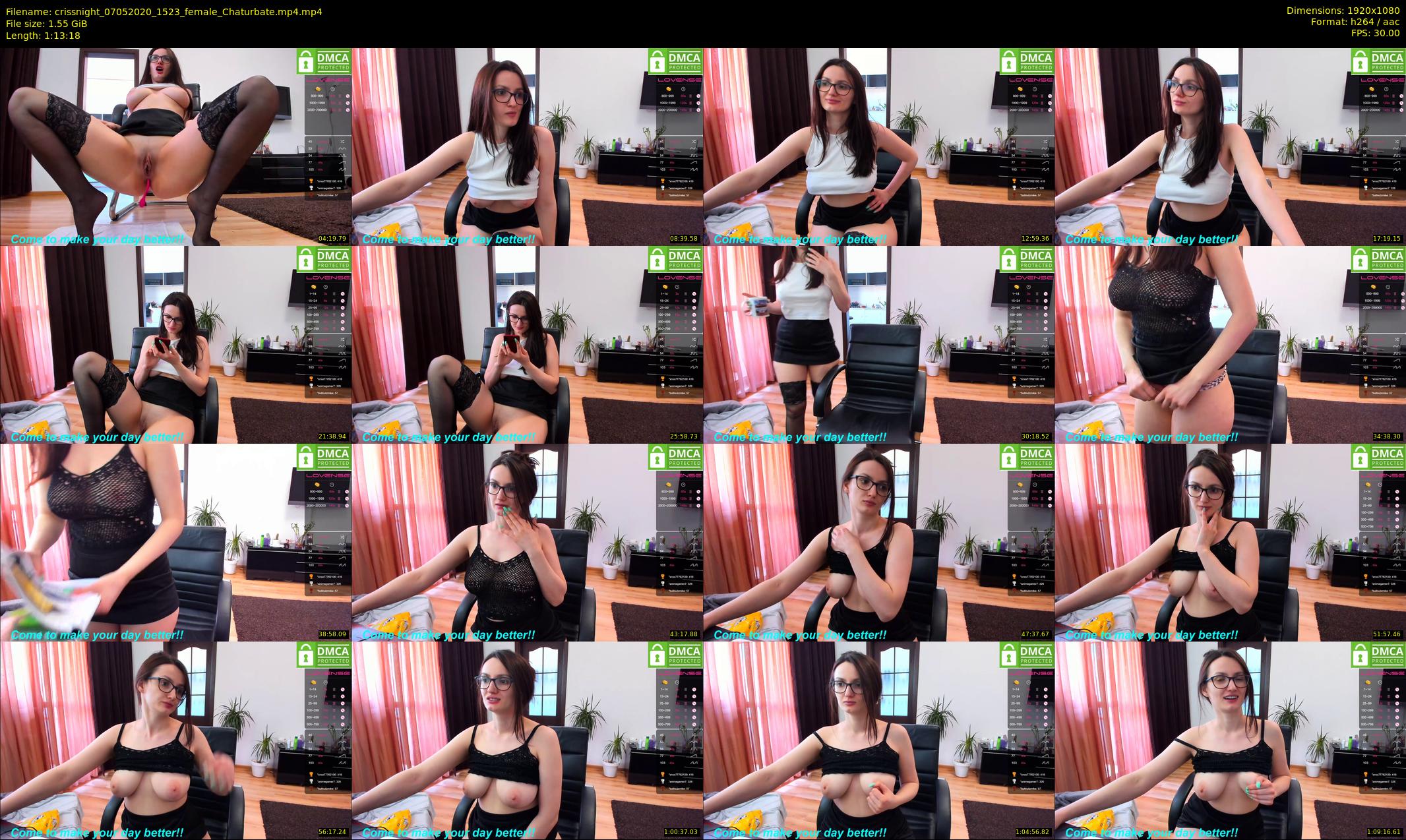 crissnight — 74 minute Chaturbate female cam show recording, 1080p, May 7, 2020