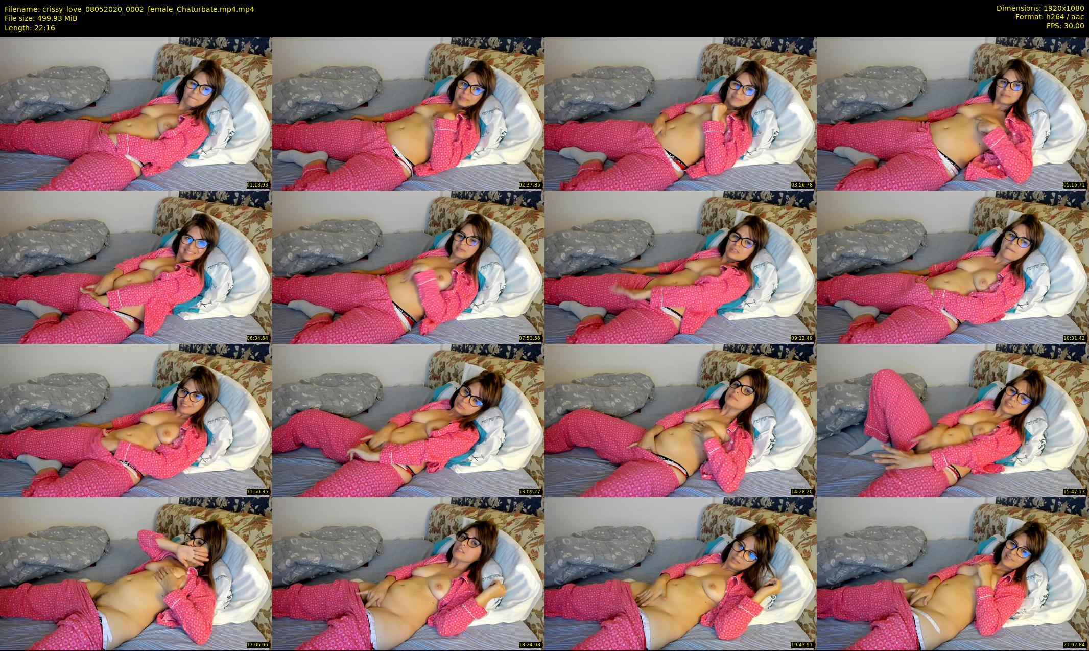 crissy_love — 23 minute Chaturbate female cam show recording, 1080p, May 8, 2020