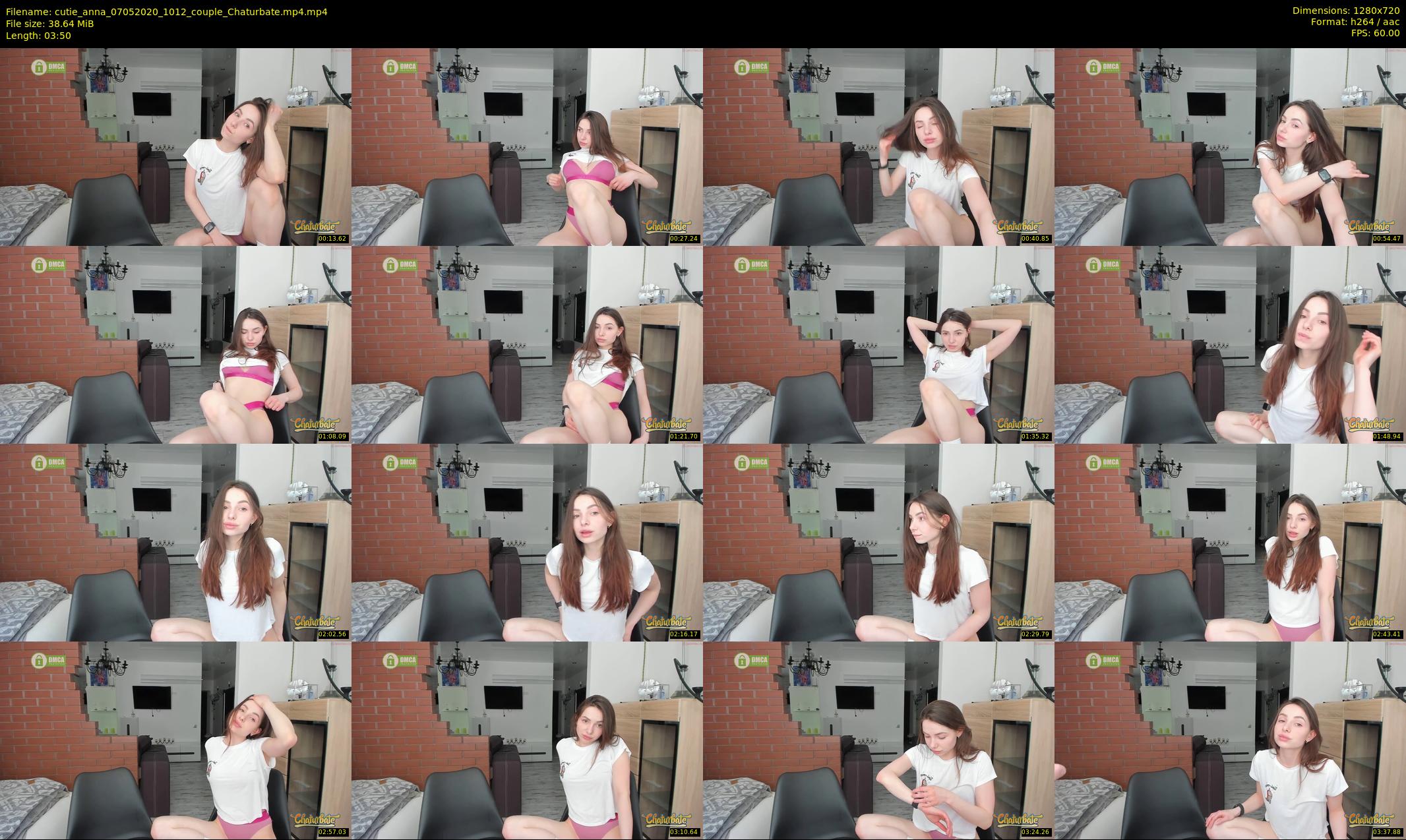 cutie_anna — 4 minute Chaturbate couple cam show recording, 720p, May 7, 2020