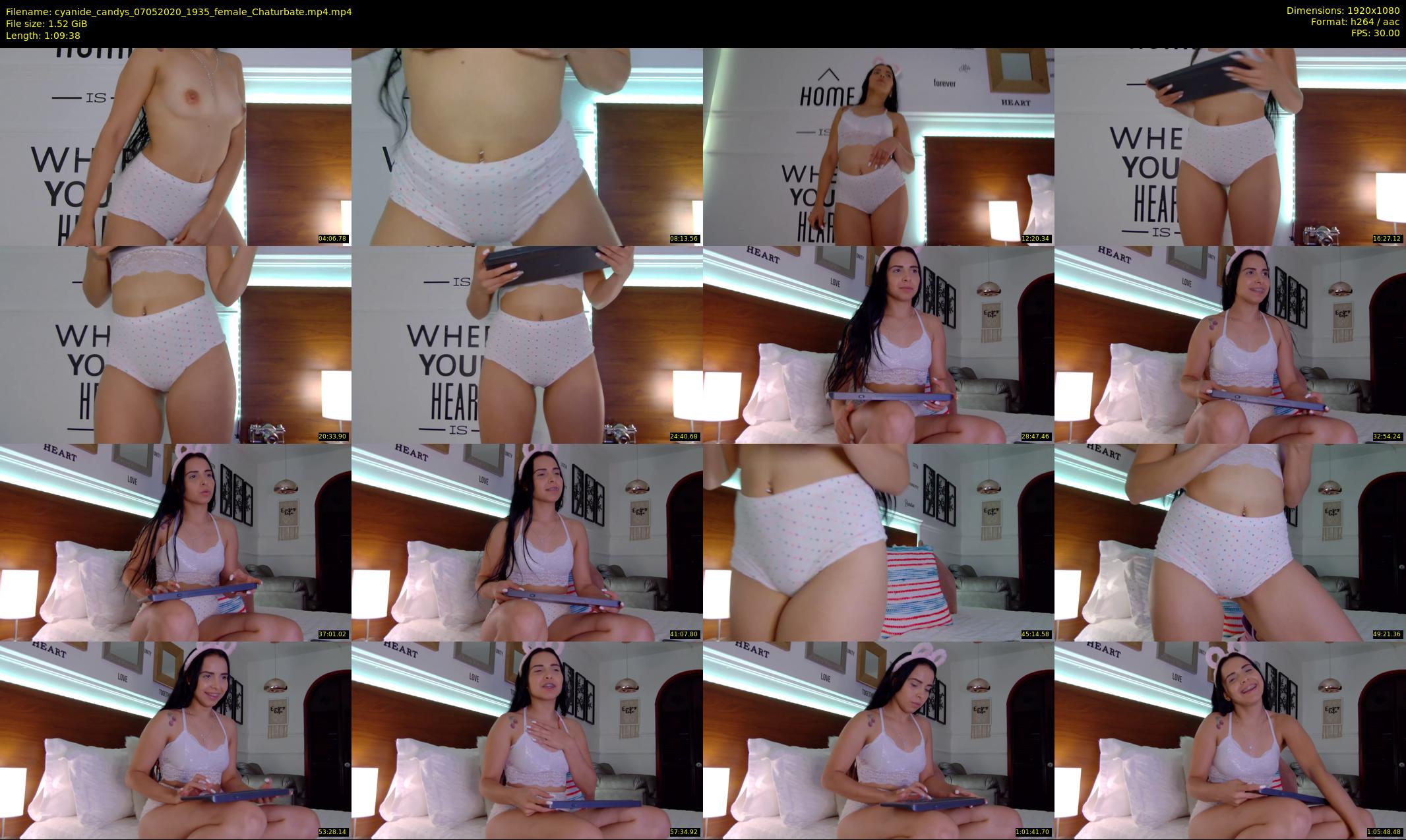 cyanide_candys — 70 minute Chaturbate female cam show recording, 1080p, May 7, 2020