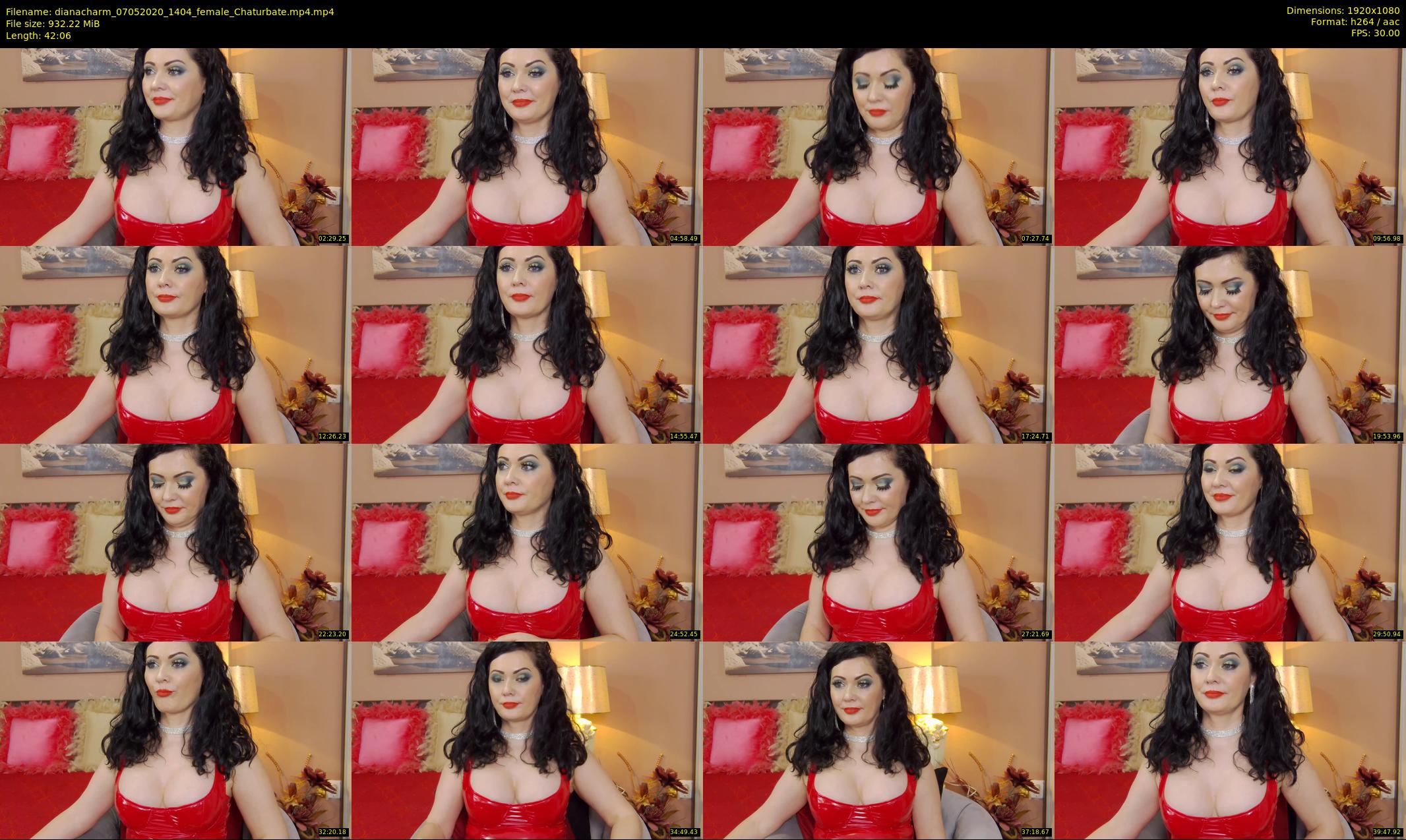 dianacharm — 43 minute Chaturbate female cam show recording, 1080p, May 7, 2020