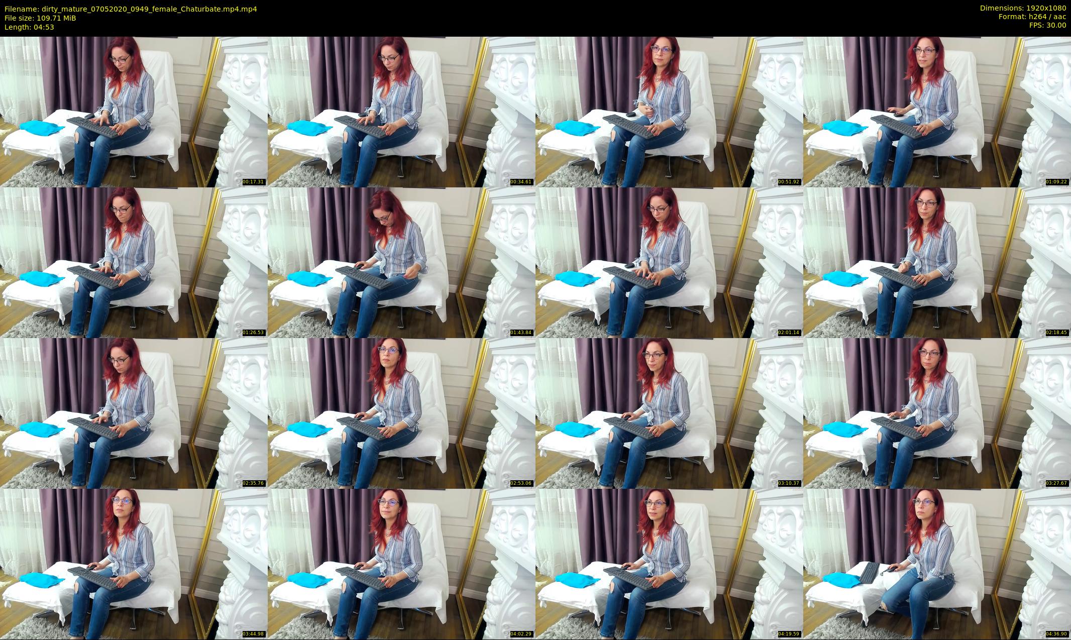 dirty_mature — 5 minute Chaturbate female cam show recording, 1080p, May 7, 2020
