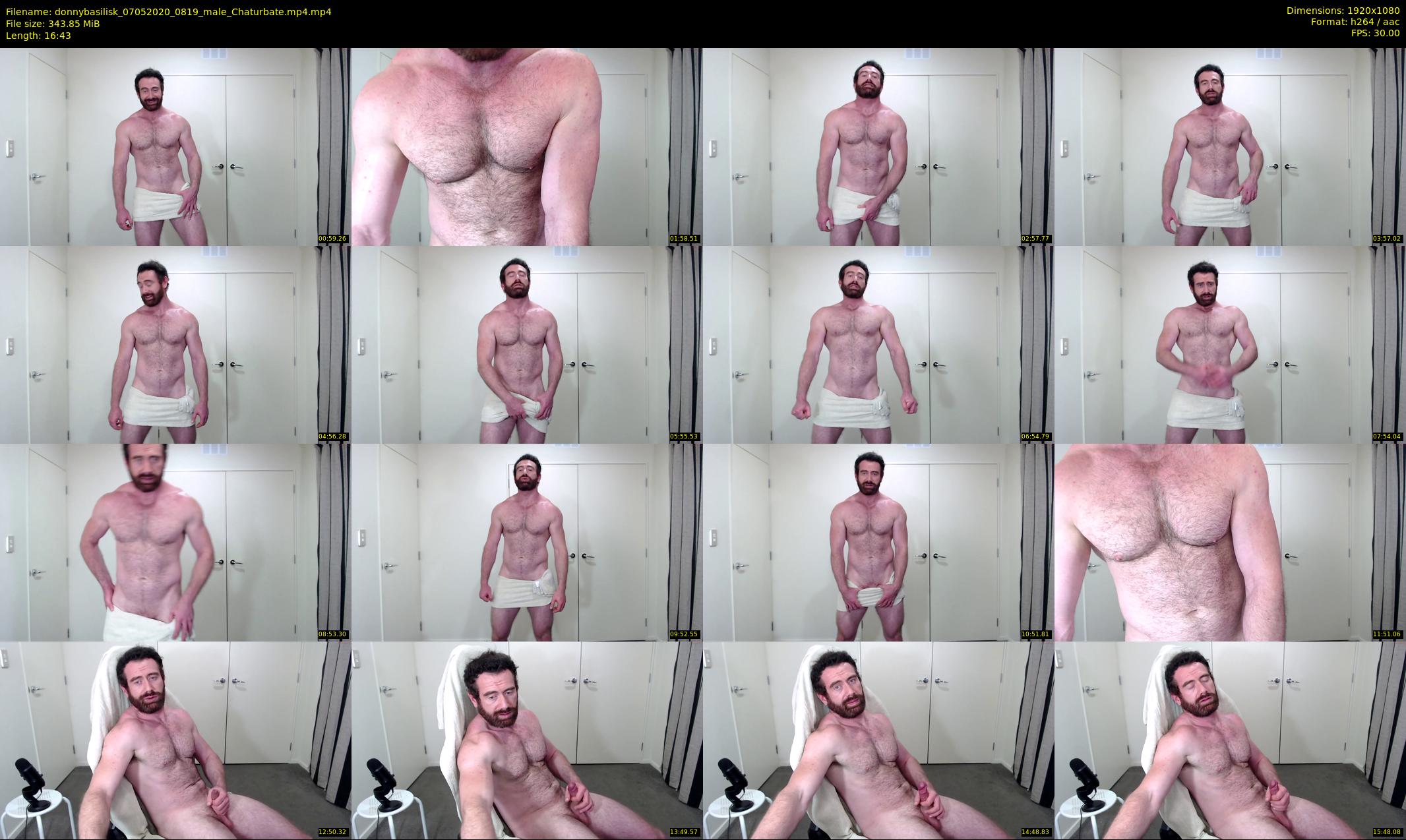 donnybasilisk — 17 minute Chaturbate male cam show recording, 1080p, May 7, 2020