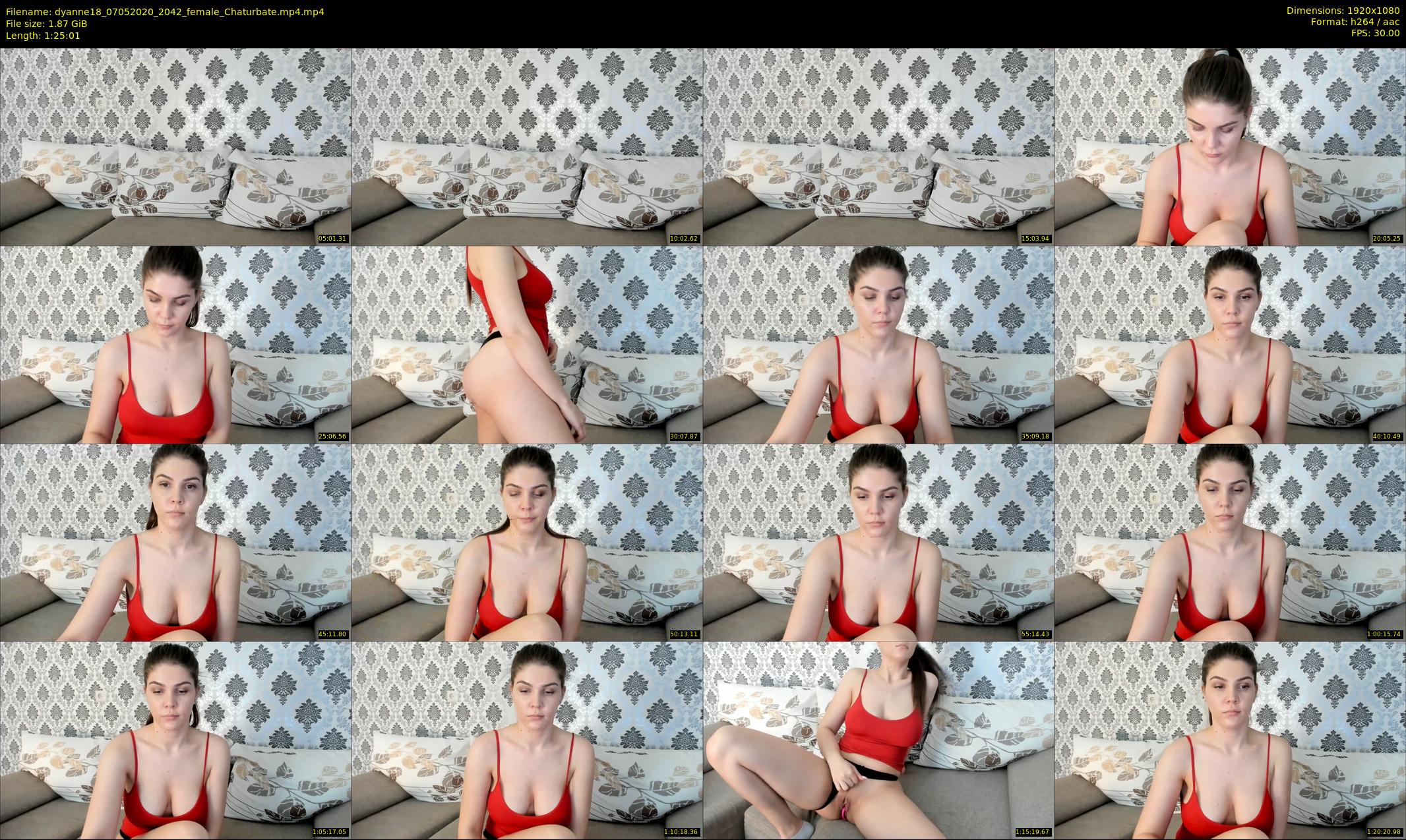 dyanne18 — 86 minute Chaturbate female cam show recording, 1080p, May 7, 2020