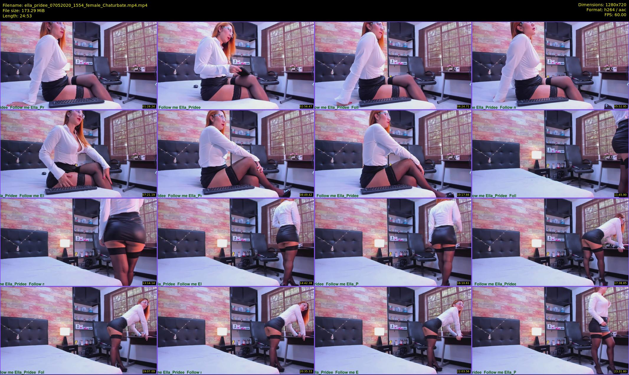 ella_pridee — 25 minute Chaturbate female cam show recording, 720p, May 7, 2020