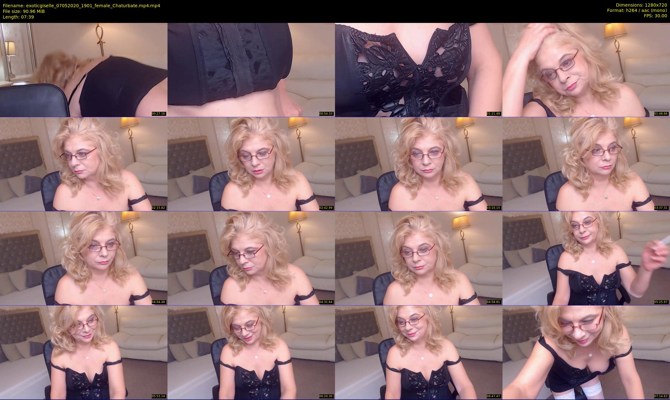 exoticgiselle — 8 minute Chaturbate female cam show recording, 720p, May 7, 2020