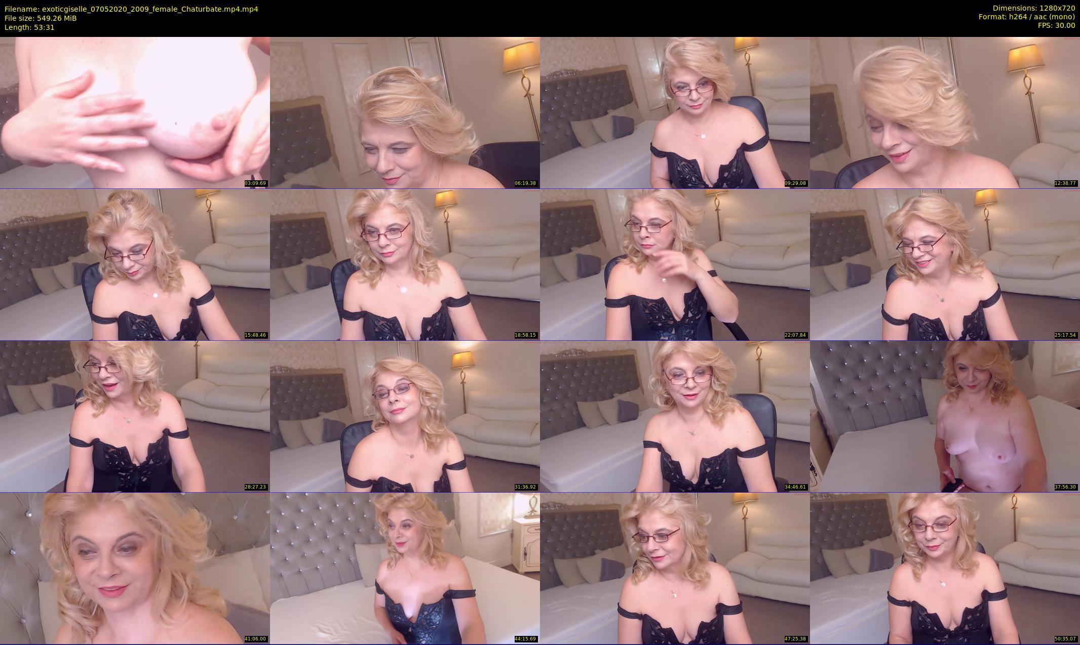 exoticgiselle — 54 minute Chaturbate female cam show recording, 720p, May 7, 2020