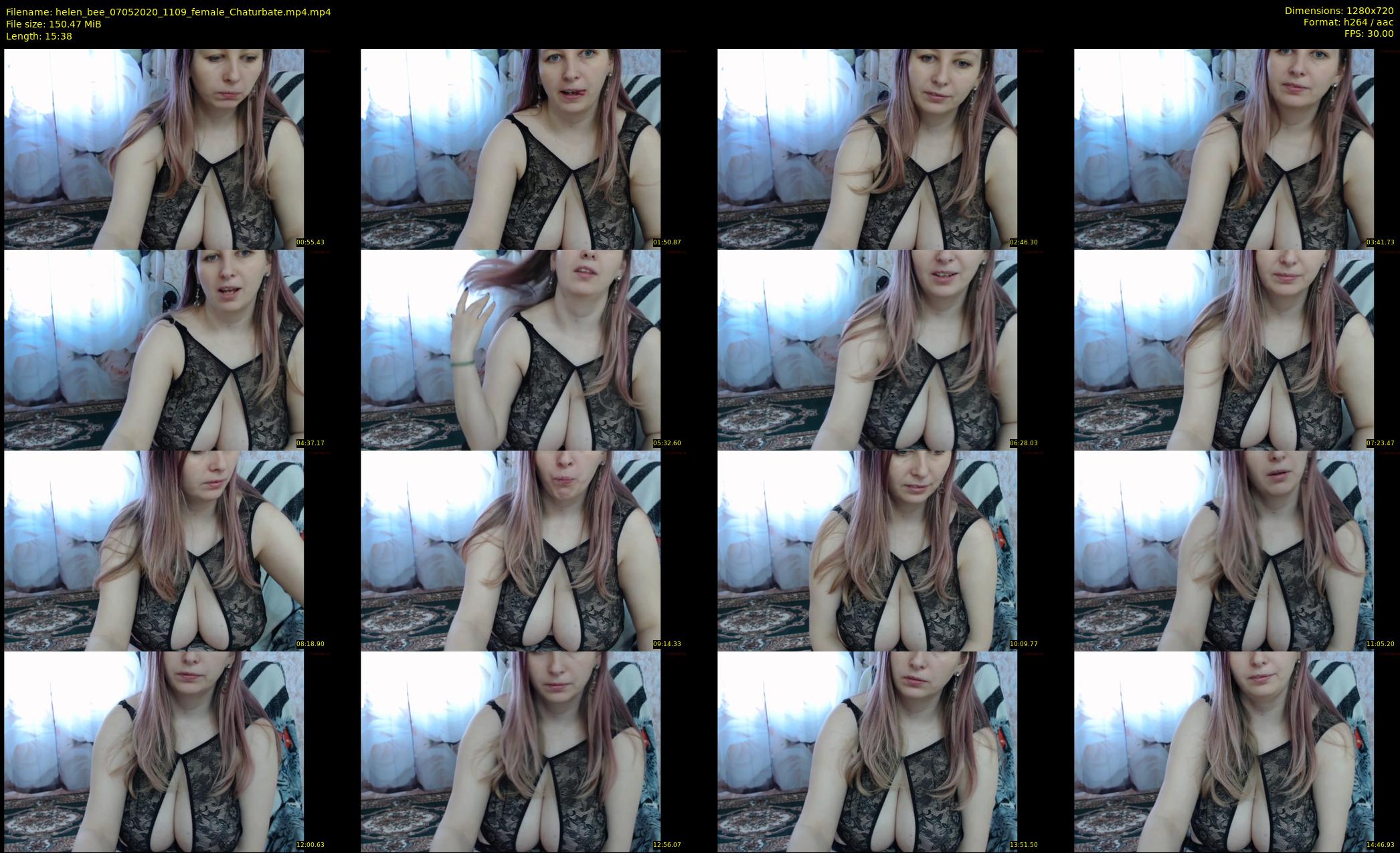 helen_bee — 16 minute Chaturbate female cam show recording, 720p, May 7, 2020