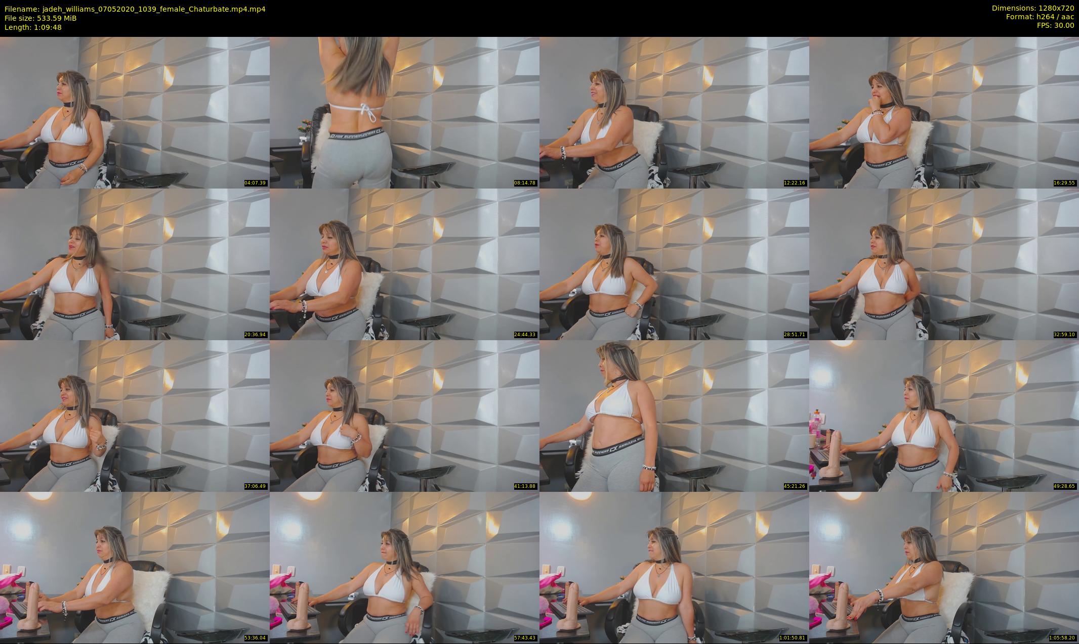 jadeh_williams — 70 minute Chaturbate female cam show recording, 720p, May 7, 2020