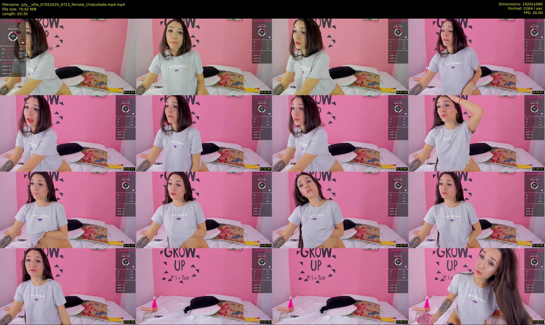july__villa — 4 minute Chaturbate female cam show recording, 1080p, May 7, 2020