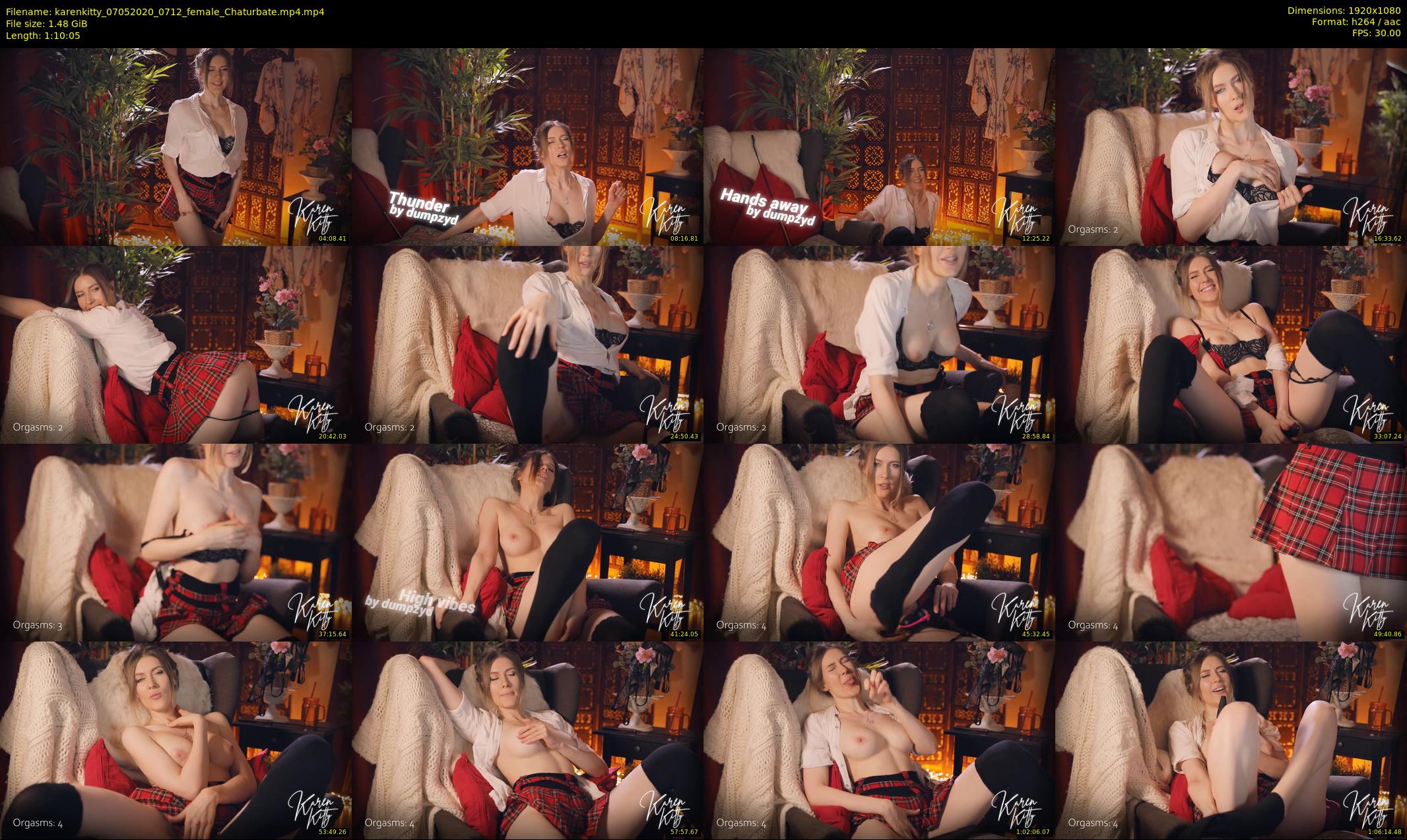 karenkitty — 71 minute Chaturbate female cam show recording, 1080p, May 7, 2020