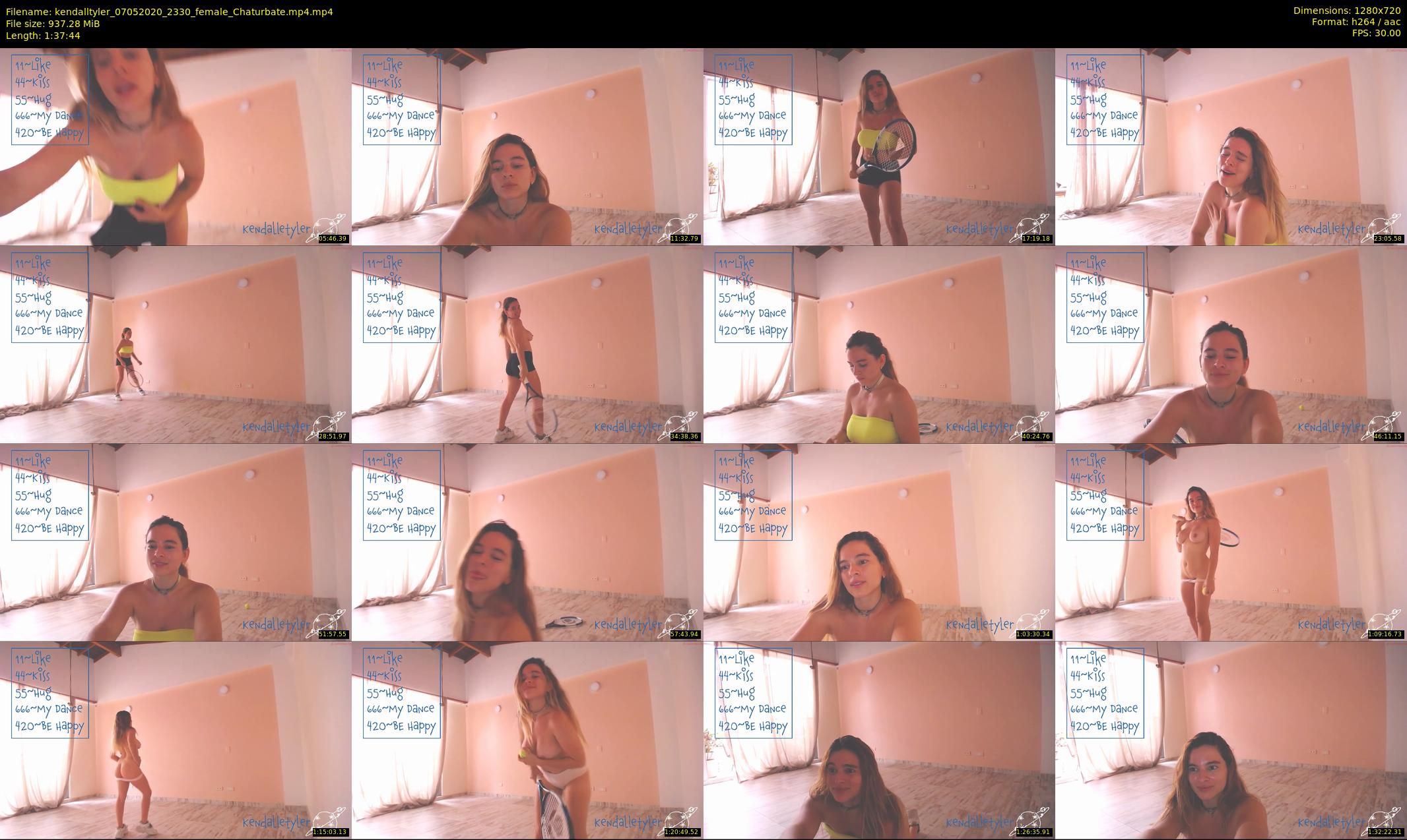 kendalltyler — 98 minute Chaturbate female cam show recording, 720p, May 7, 2020