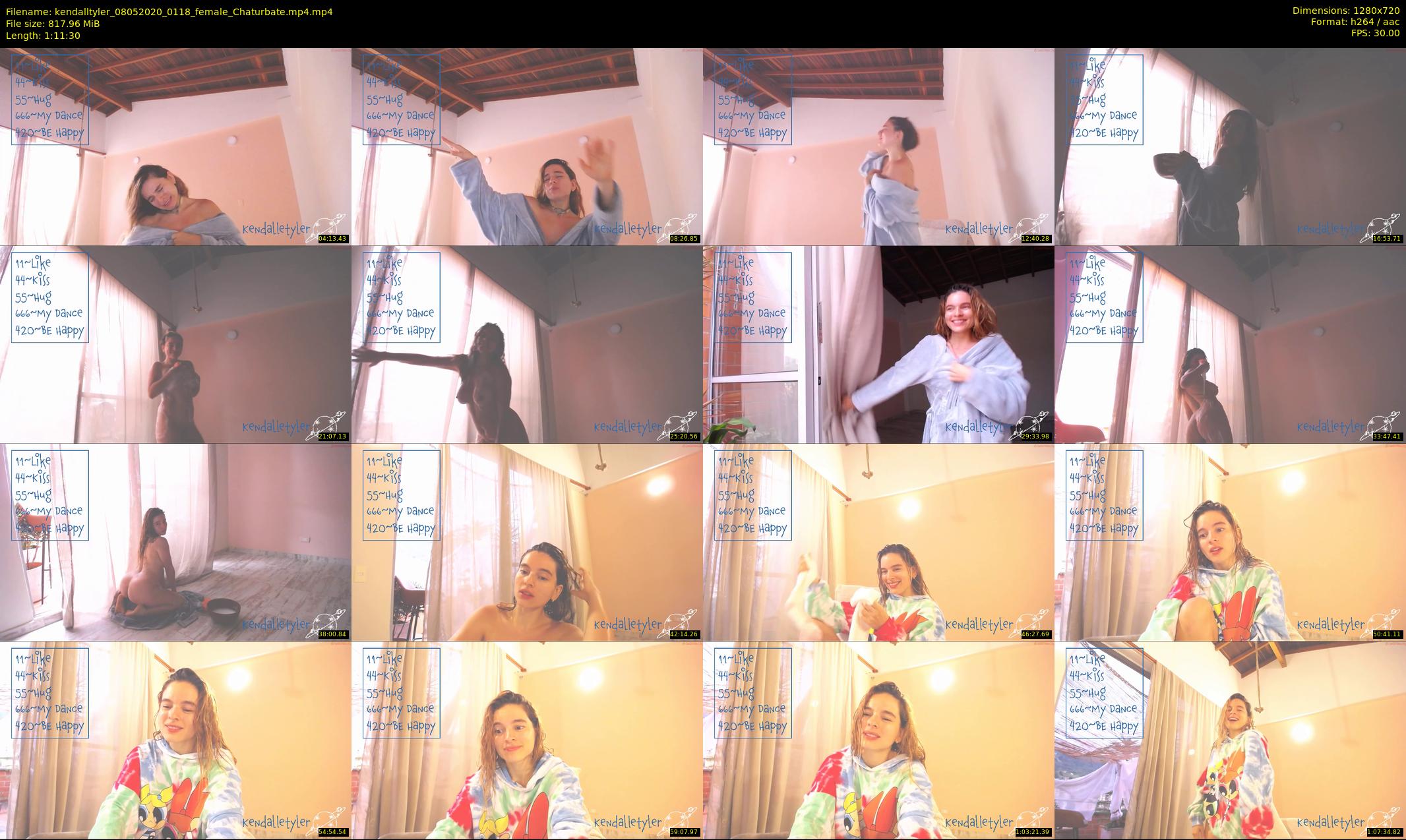 kendalltyler — 72 minute Chaturbate female cam show recording, 720p, May 8, 2020