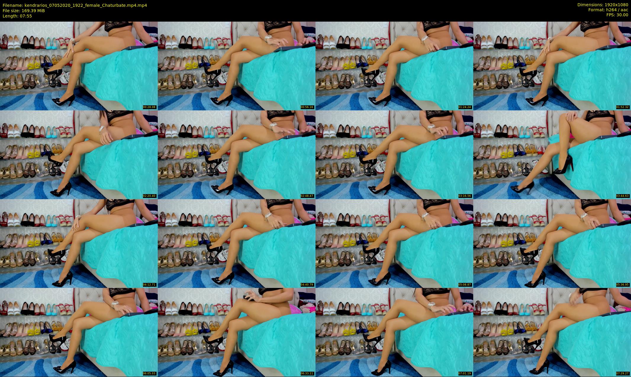 kendrarios — 8 minute Chaturbate female cam show recording, 1080p, May 7, 2020