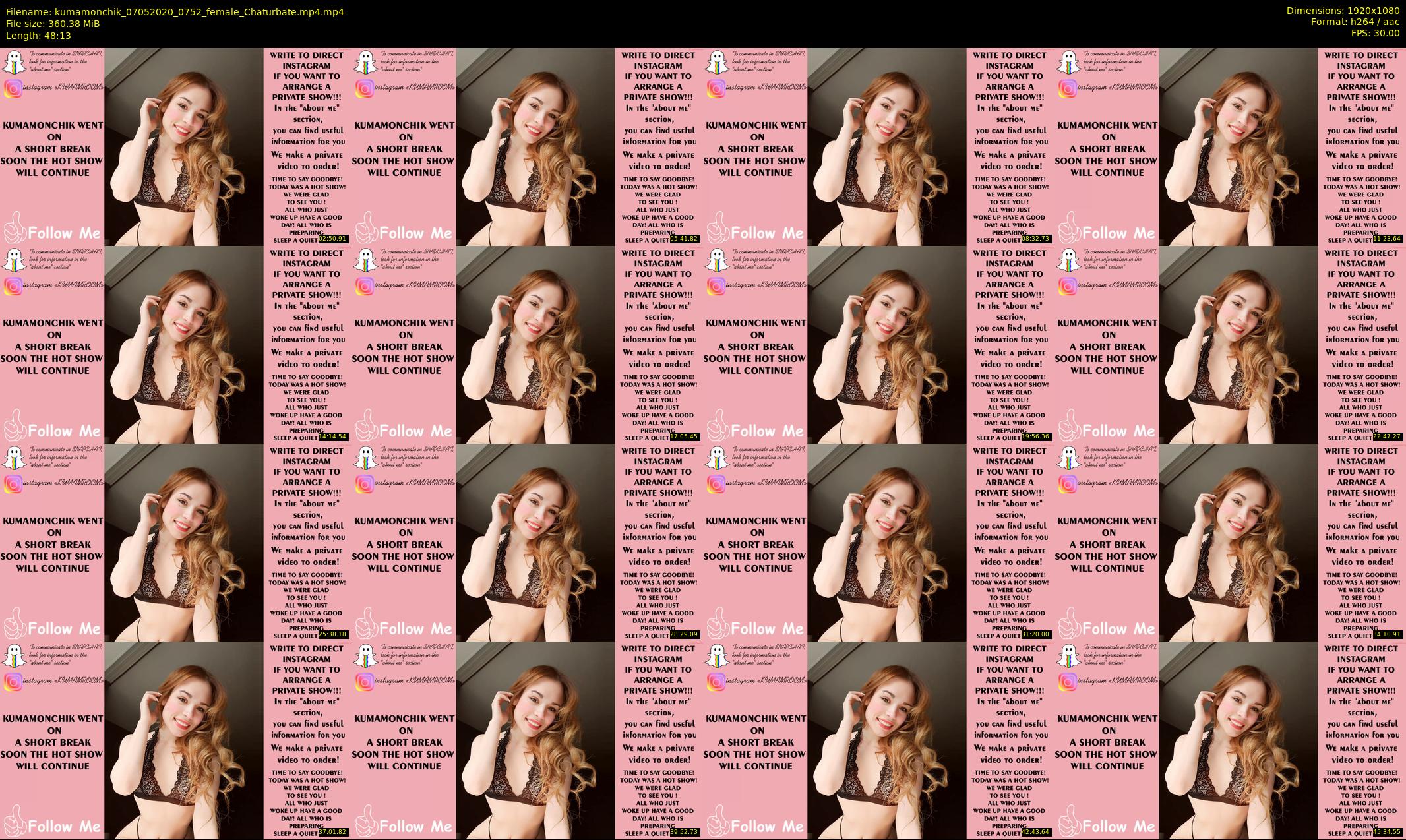 kumamonchik — 49 minute Chaturbate couple cam show recording, 1080p, May 7, 2020