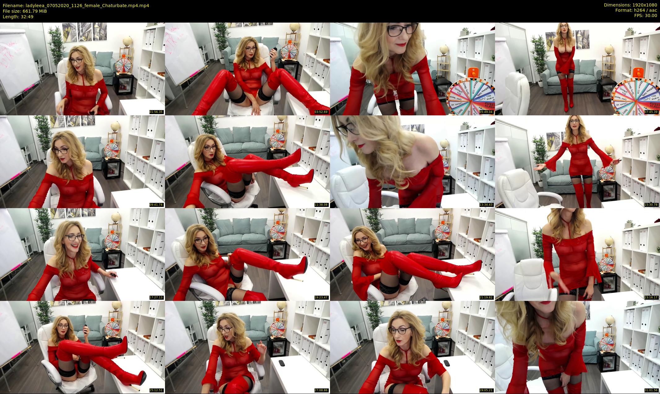 ladyleea — 33 minute Chaturbate female cam show recording, 1080p, May 7, 2020