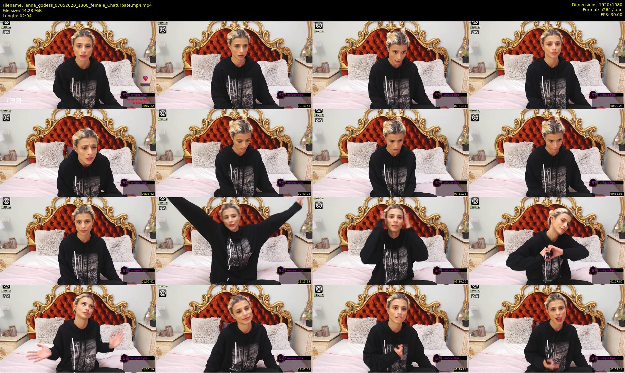 lenna_godess — 3 minute Chaturbate female cam show recording, 1080p, May 7, 2020