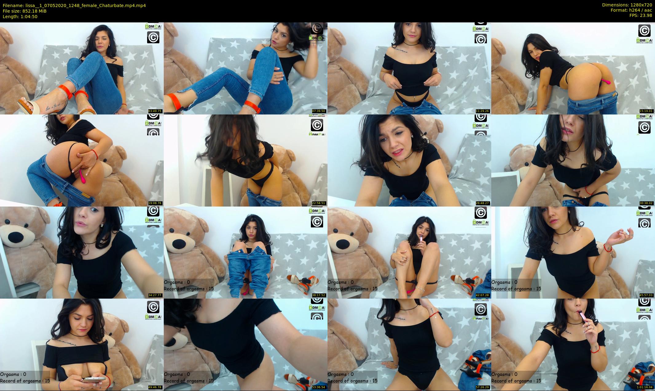 lissa__1 — 65 minute Chaturbate female cam show recording, 720p, May 7, 2020