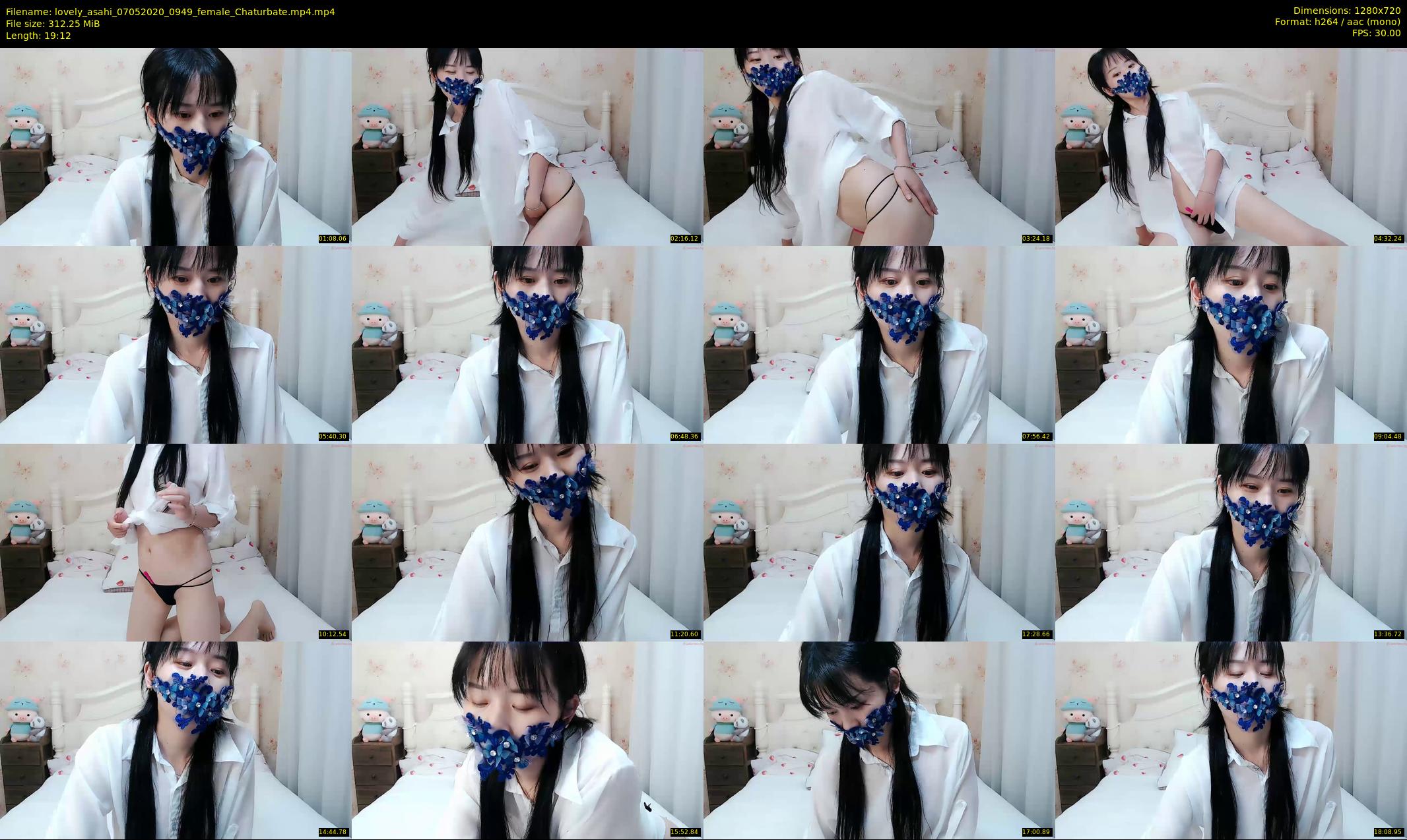 lovely_asahi — 20 minute Chaturbate female cam show recording, 720p, May 7, 2020