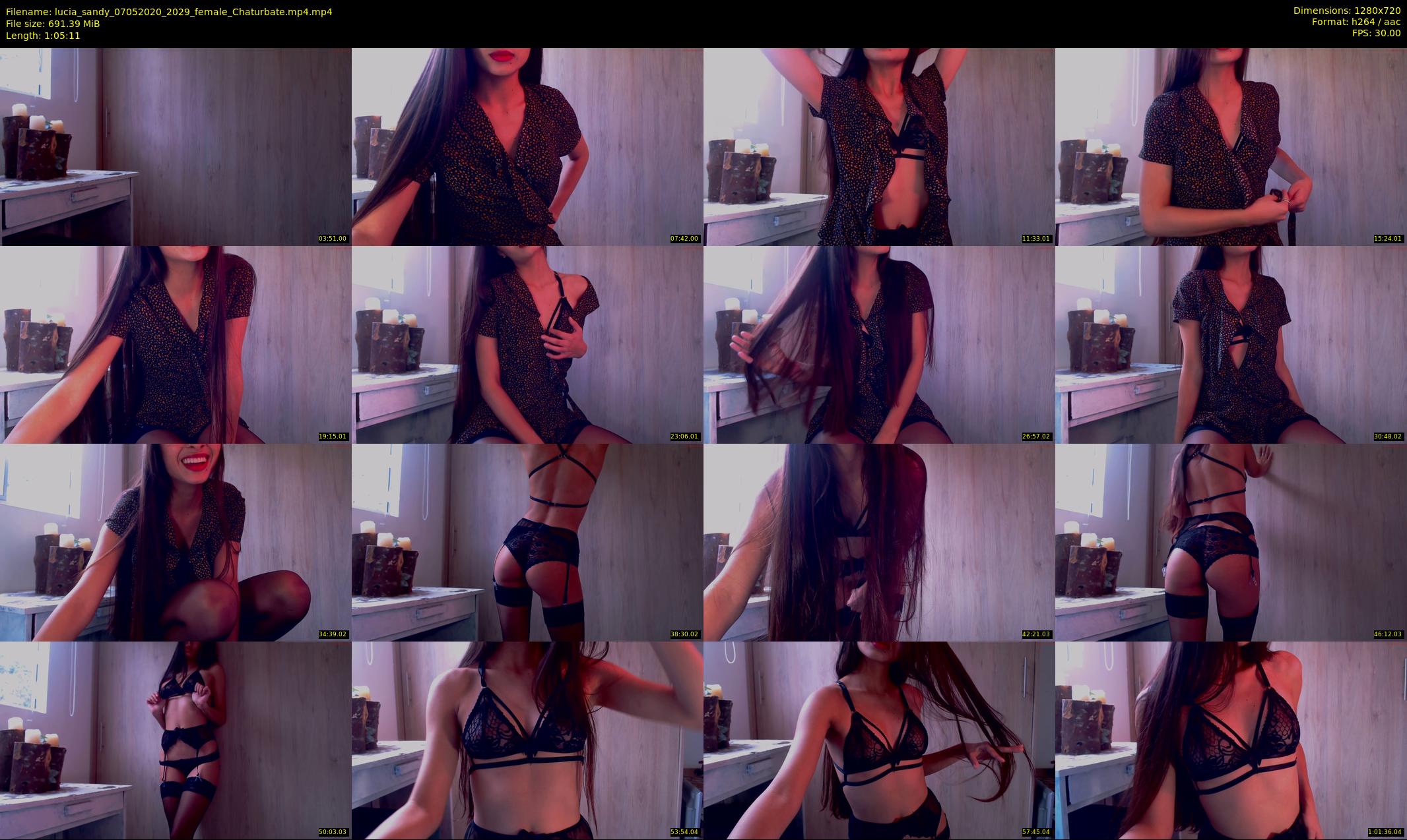 lucia_sandy — 66 minute Chaturbate female cam show recording, 720p, May 7, 2020