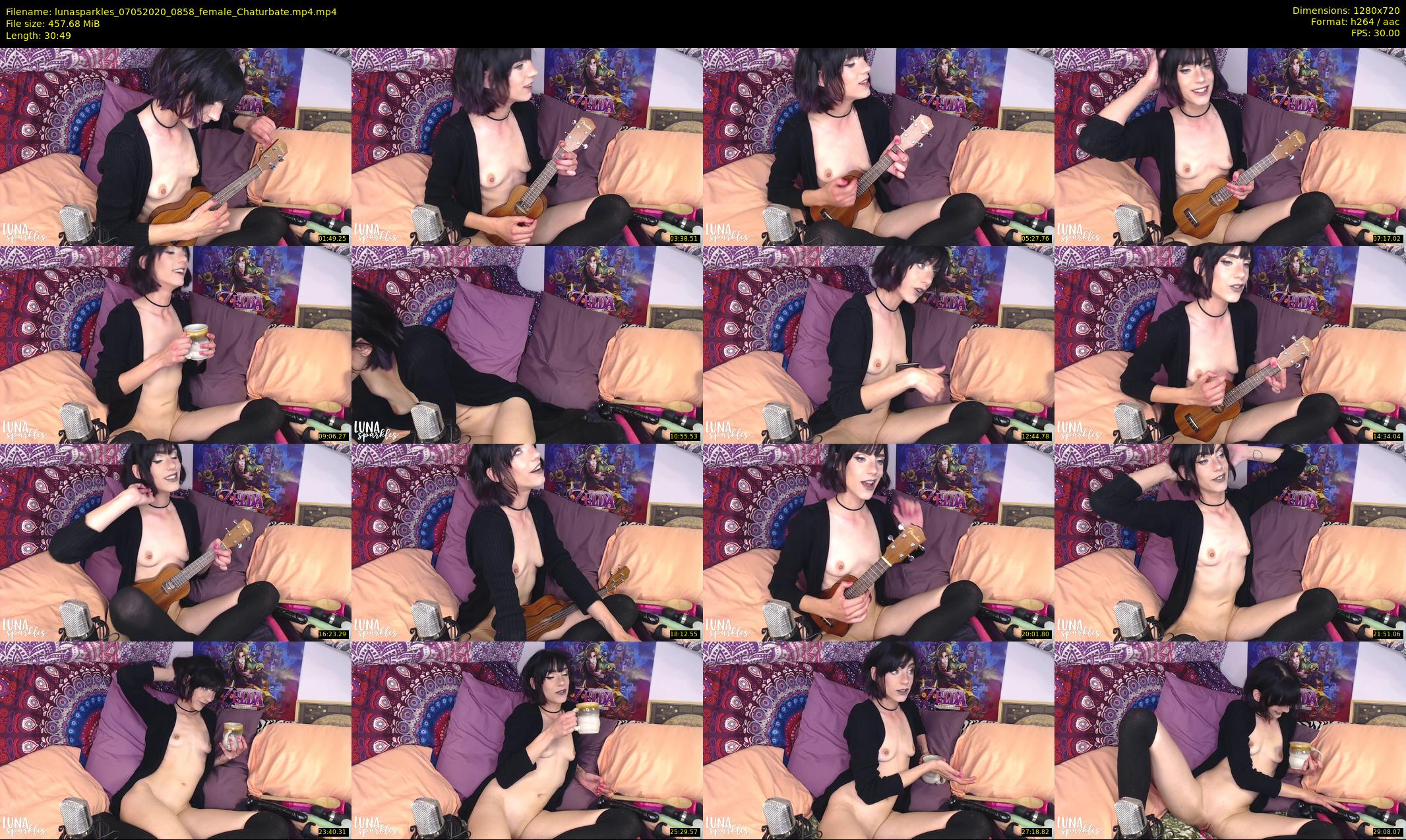 lunasparkles — 31 minute Chaturbate female cam show recording, 720p, May 7, 2020
