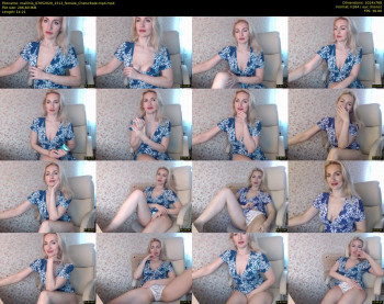 mallinia — 15 minute Chaturbate female cam show recording, 720p, May 7, 2020
