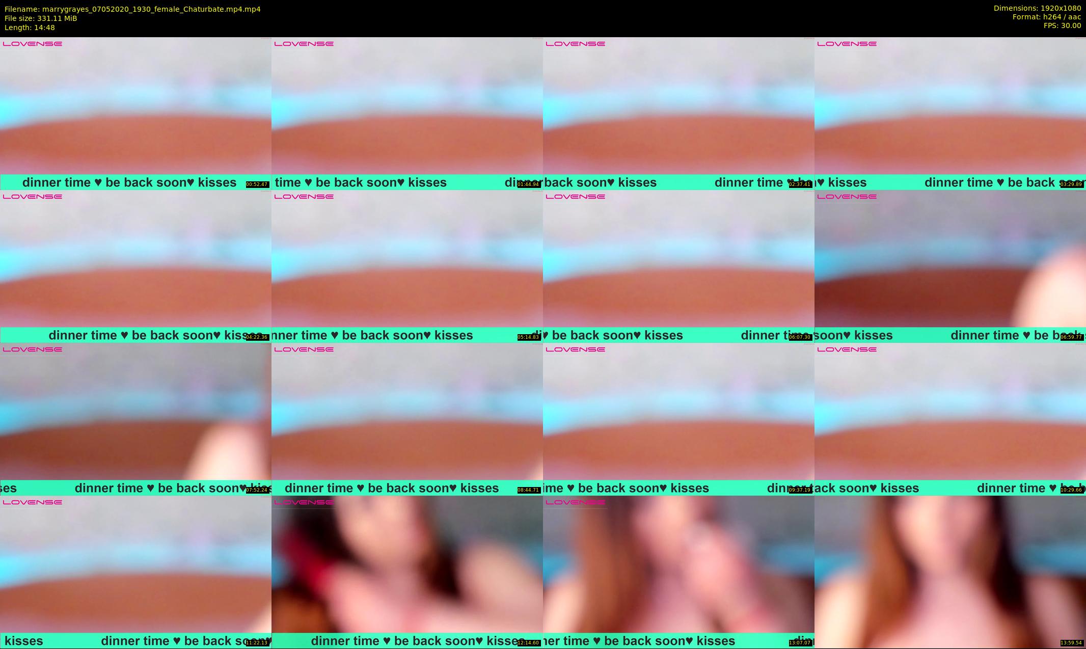 marrygrayes — 15 minute Chaturbate female cam show recording, 1080p, May 7, 2020