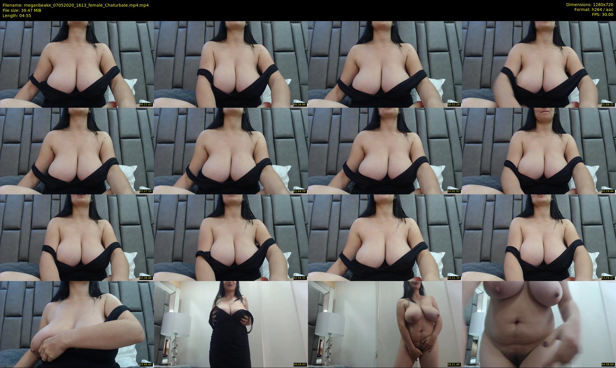 meganbeake — 5 minute Chaturbate female cam show recording, 720p, May 7, 2020