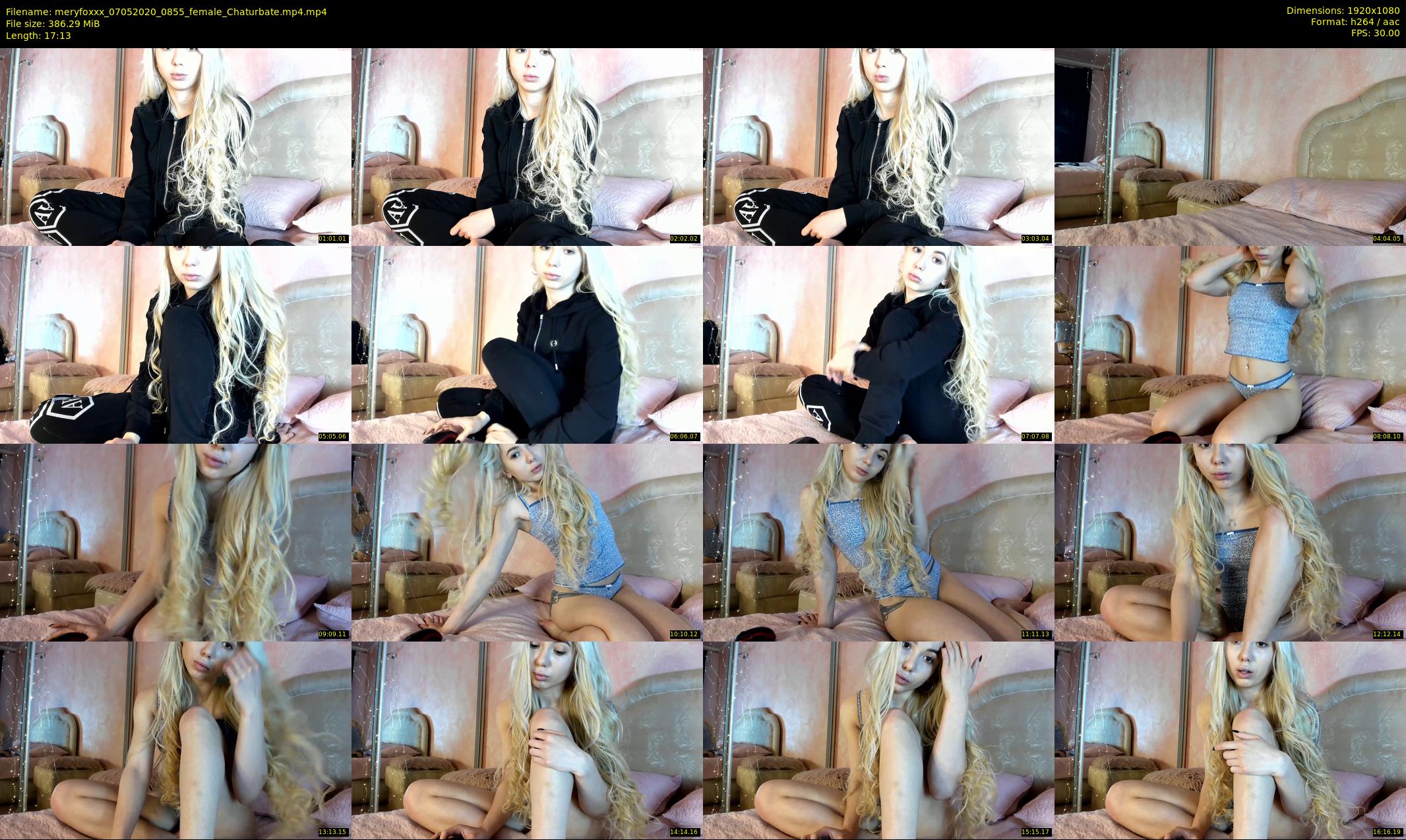 meryfoxxx — 18 minute Chaturbate female cam show recording, 1080p, May 7, 2020