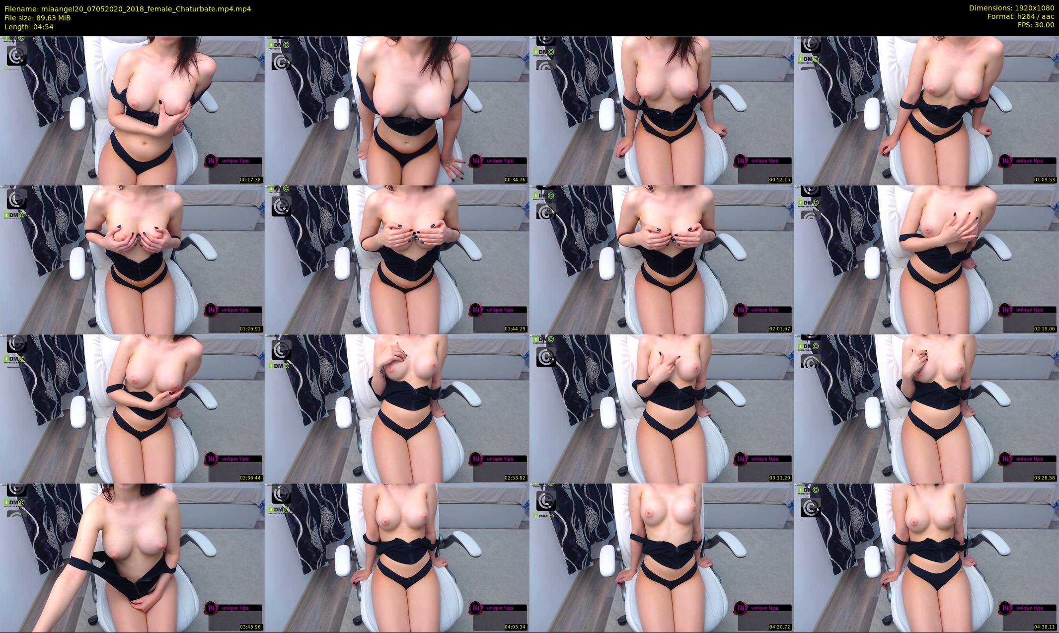 miaangel20 — 5 minute Chaturbate female cam show recording, 1080p, May 7, 2020