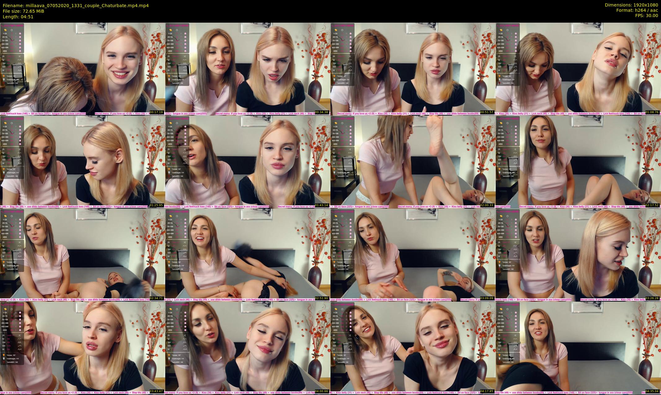 millaava — 5 minute Chaturbate female cam show recording, 1080p, May 7, 2020