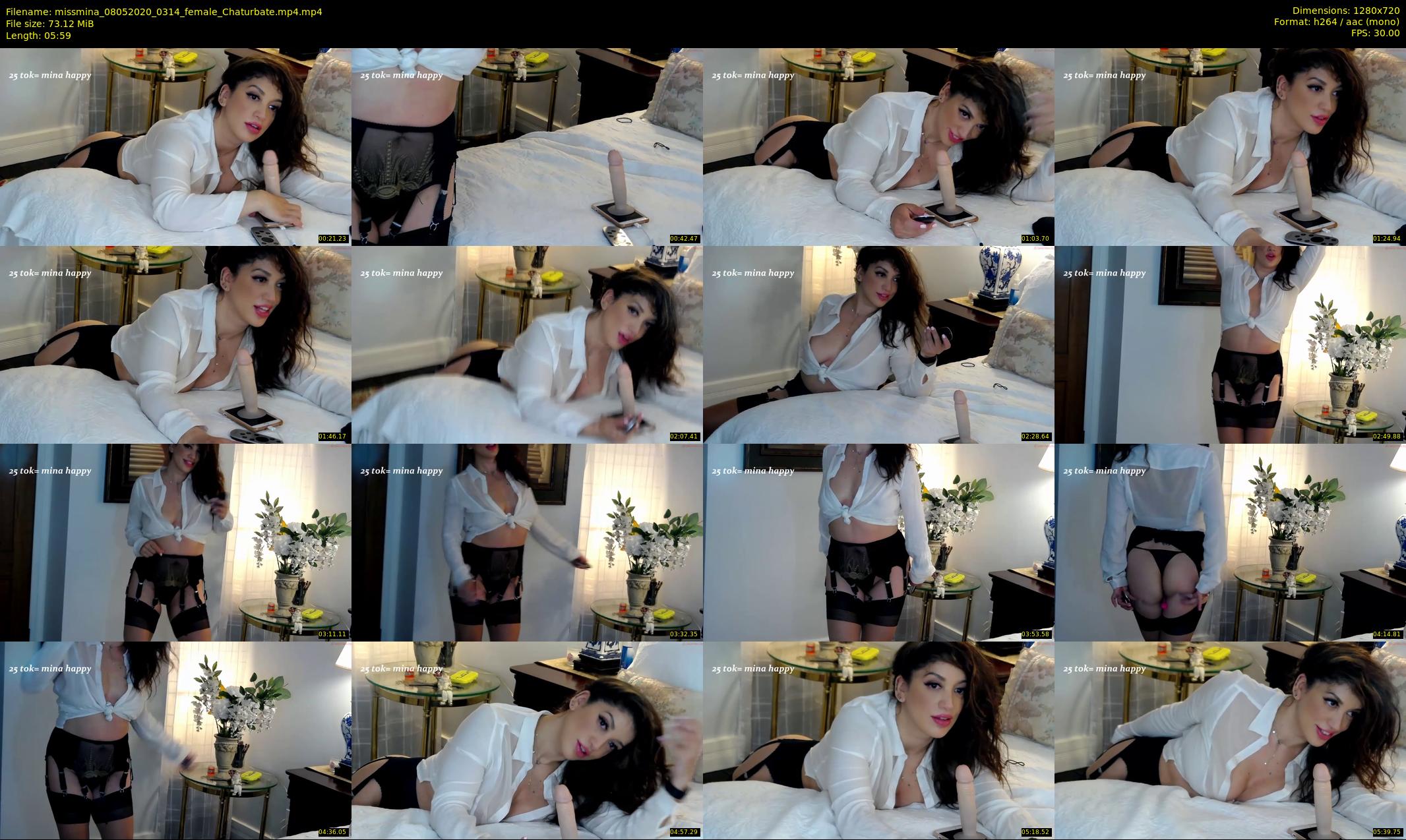 missmina — 6 minute Chaturbate female cam show recording, 720p, May 8, 2020