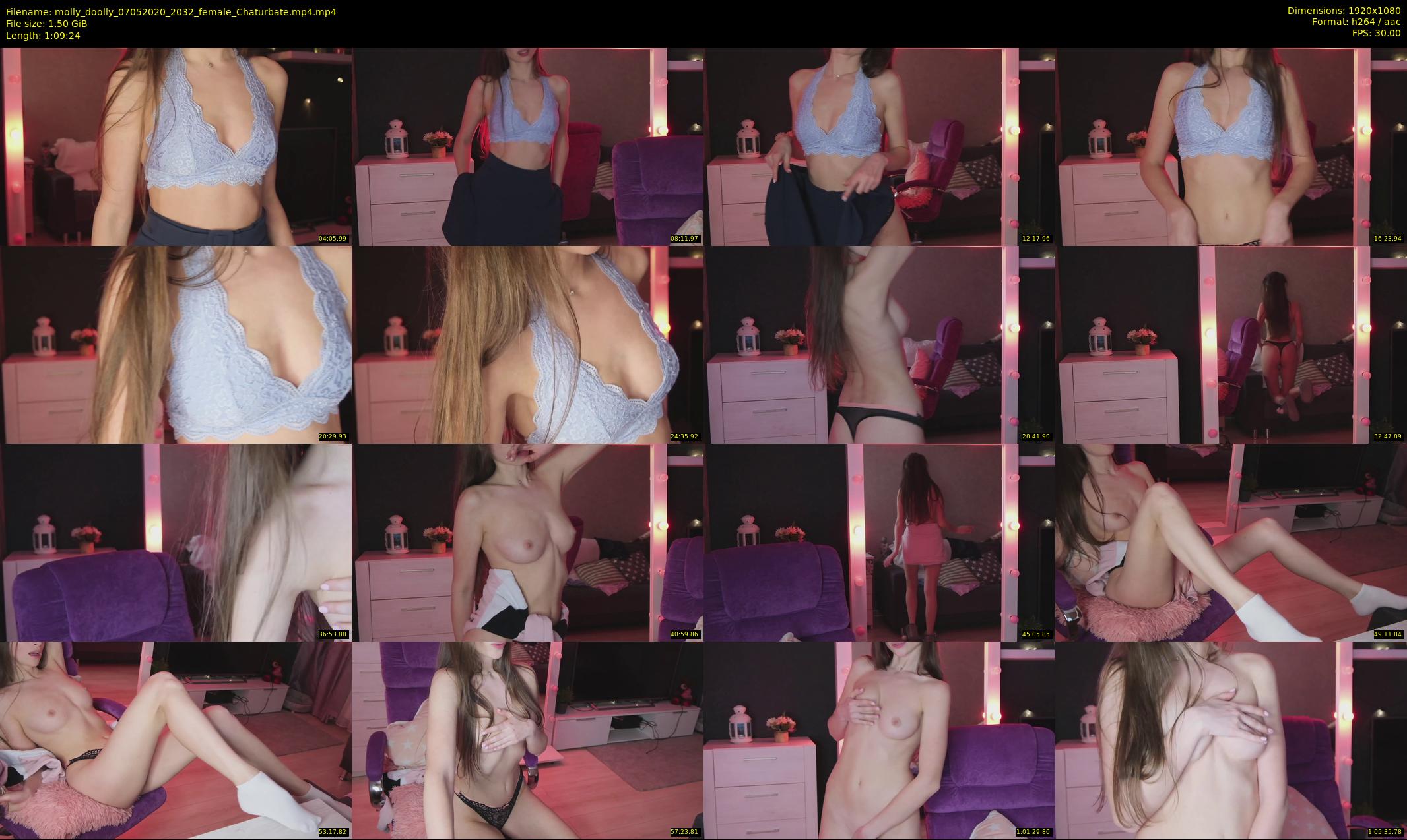 molly_doolly — 70 minute Chaturbate female cam show recording, 1080p, May 7, 2020