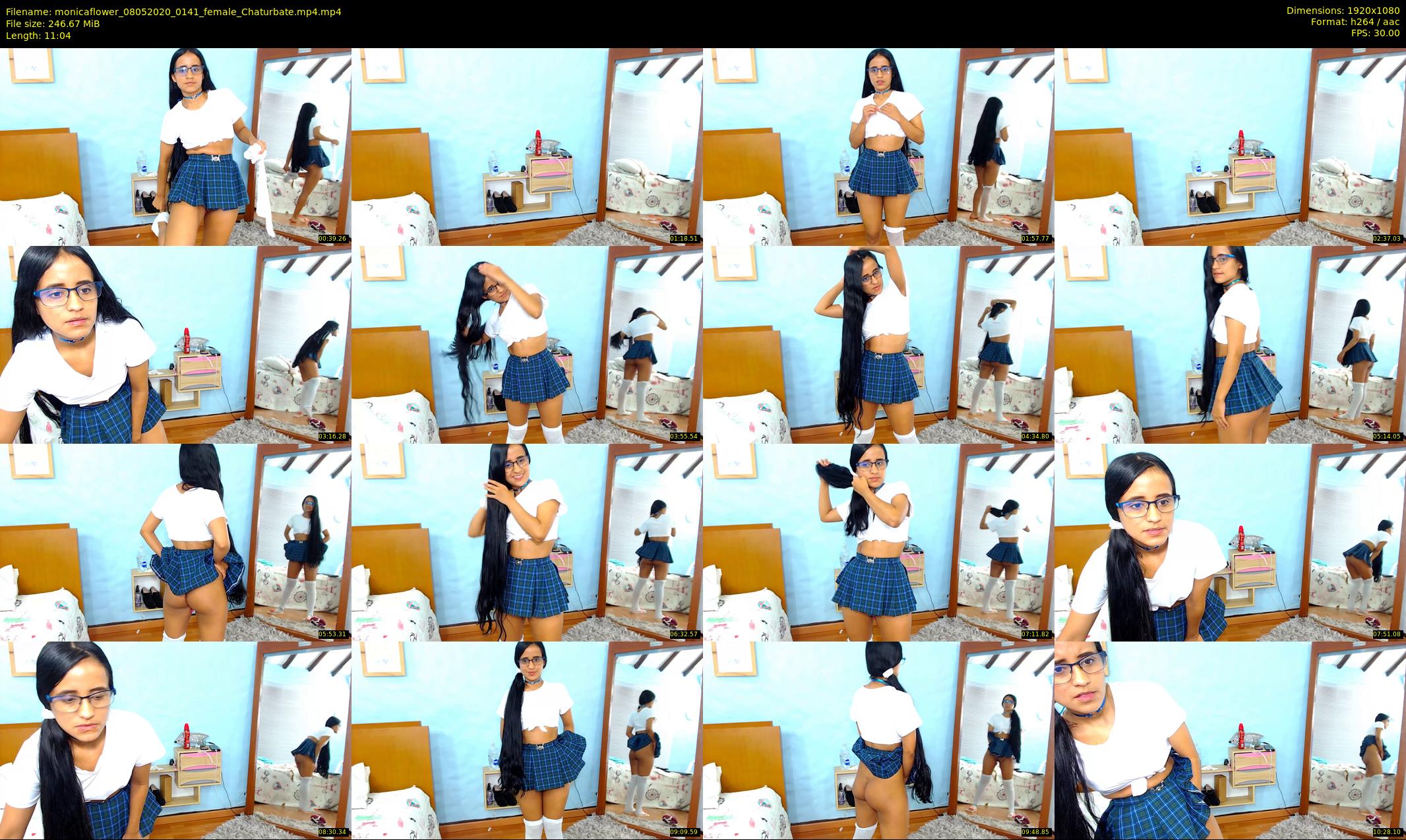 monicaflower — 12 minute Chaturbate female cam show recording, 1080p, May 8, 2020