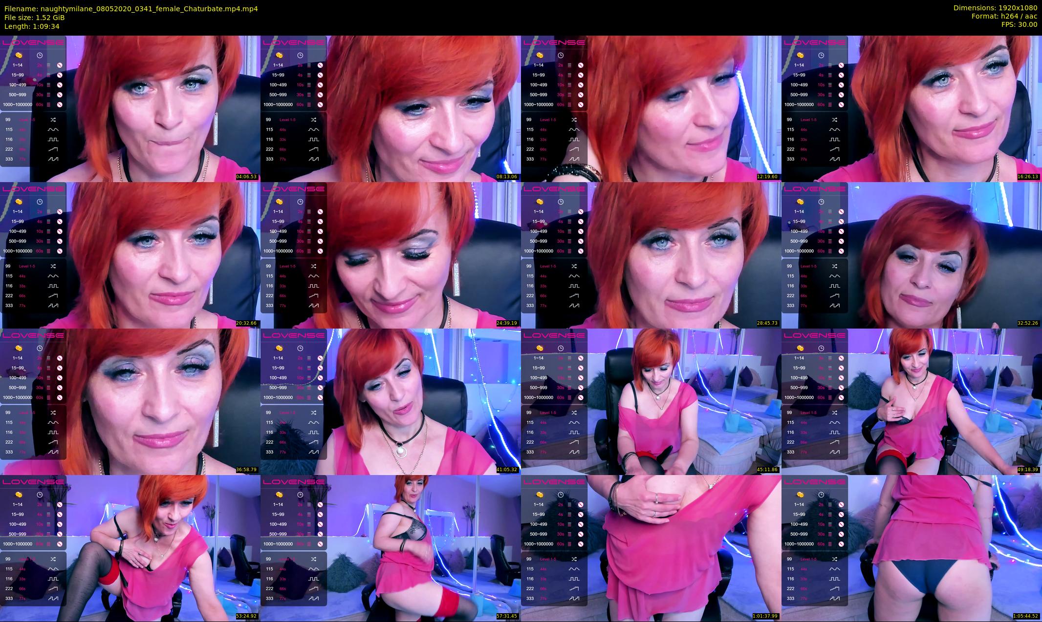 naughtymilane — 70 minute Chaturbate female cam show recording, 1080p, May 8, 2020