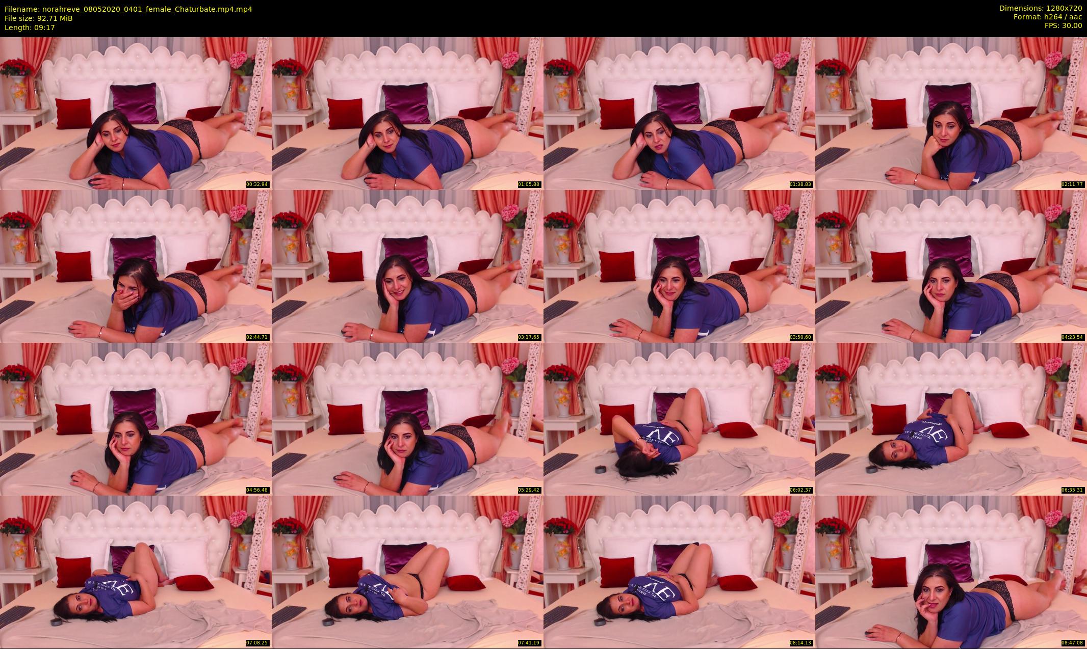 norahreve — 10 minute Chaturbate female cam show recording, 720p, May 8, 2020
