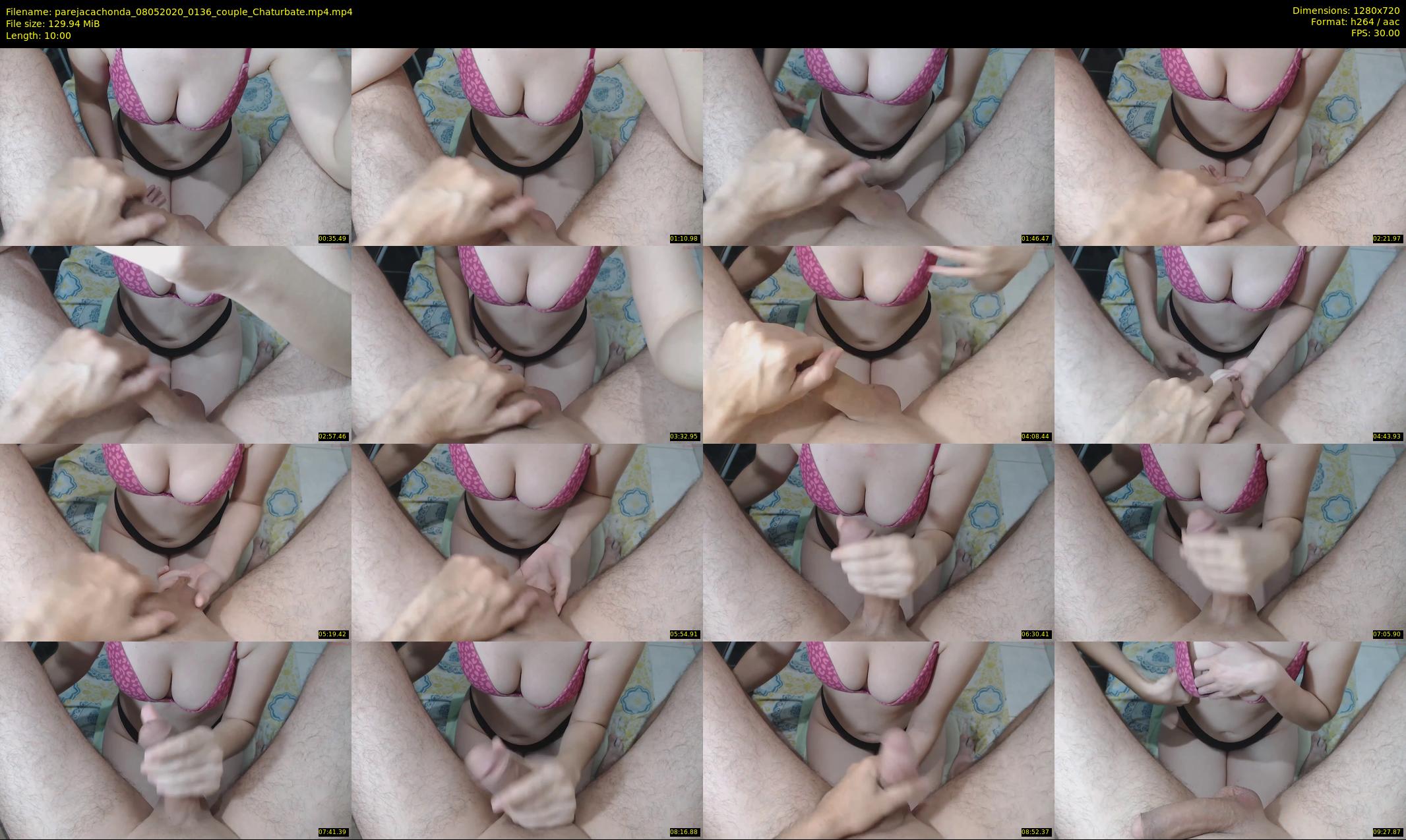 parejacachonda — 10 minute Chaturbate couple cam show recording, 720p, May 8, 2020
