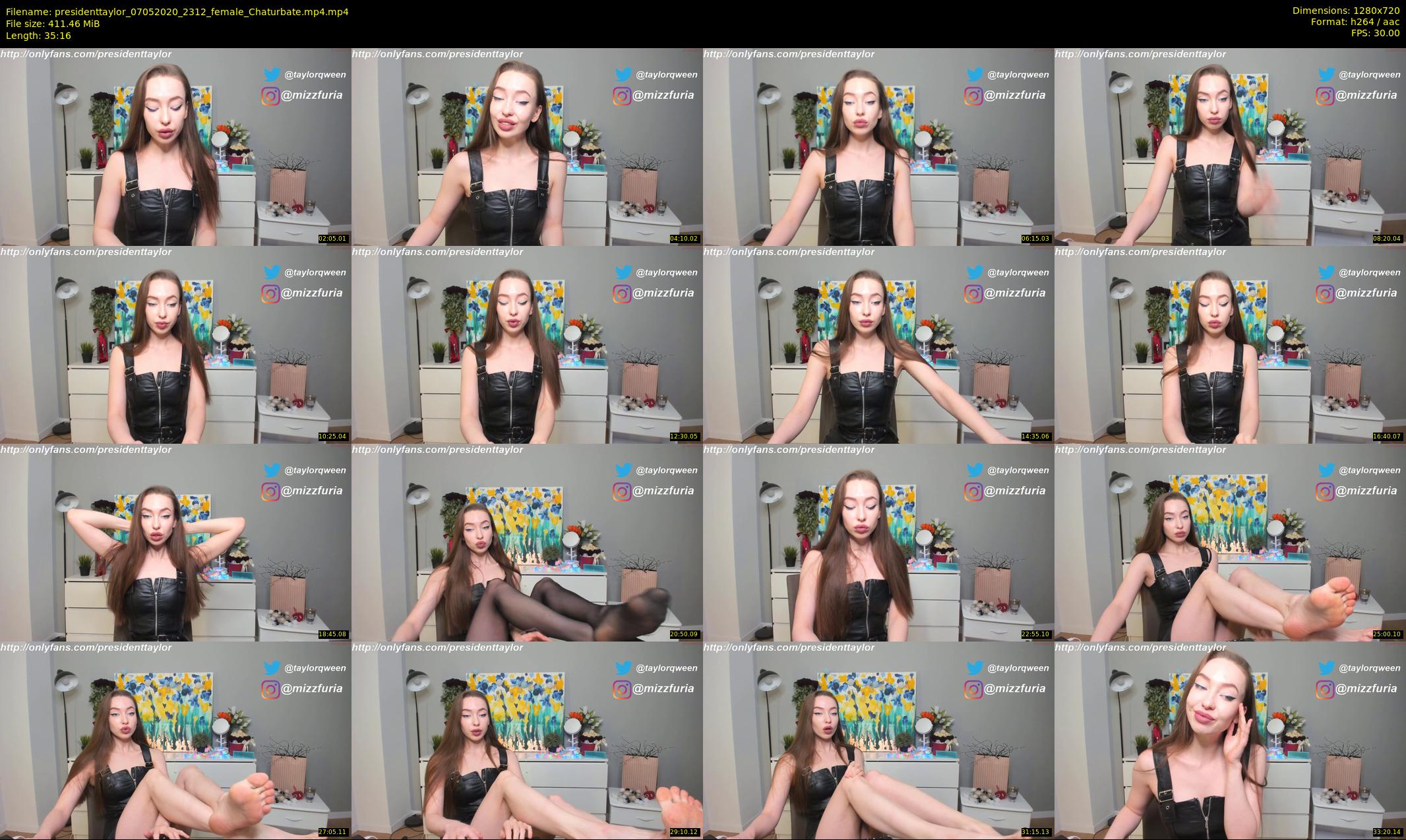 presidenttaylor — 36 minute Chaturbate female cam show recording, 720p, May 7, 2020