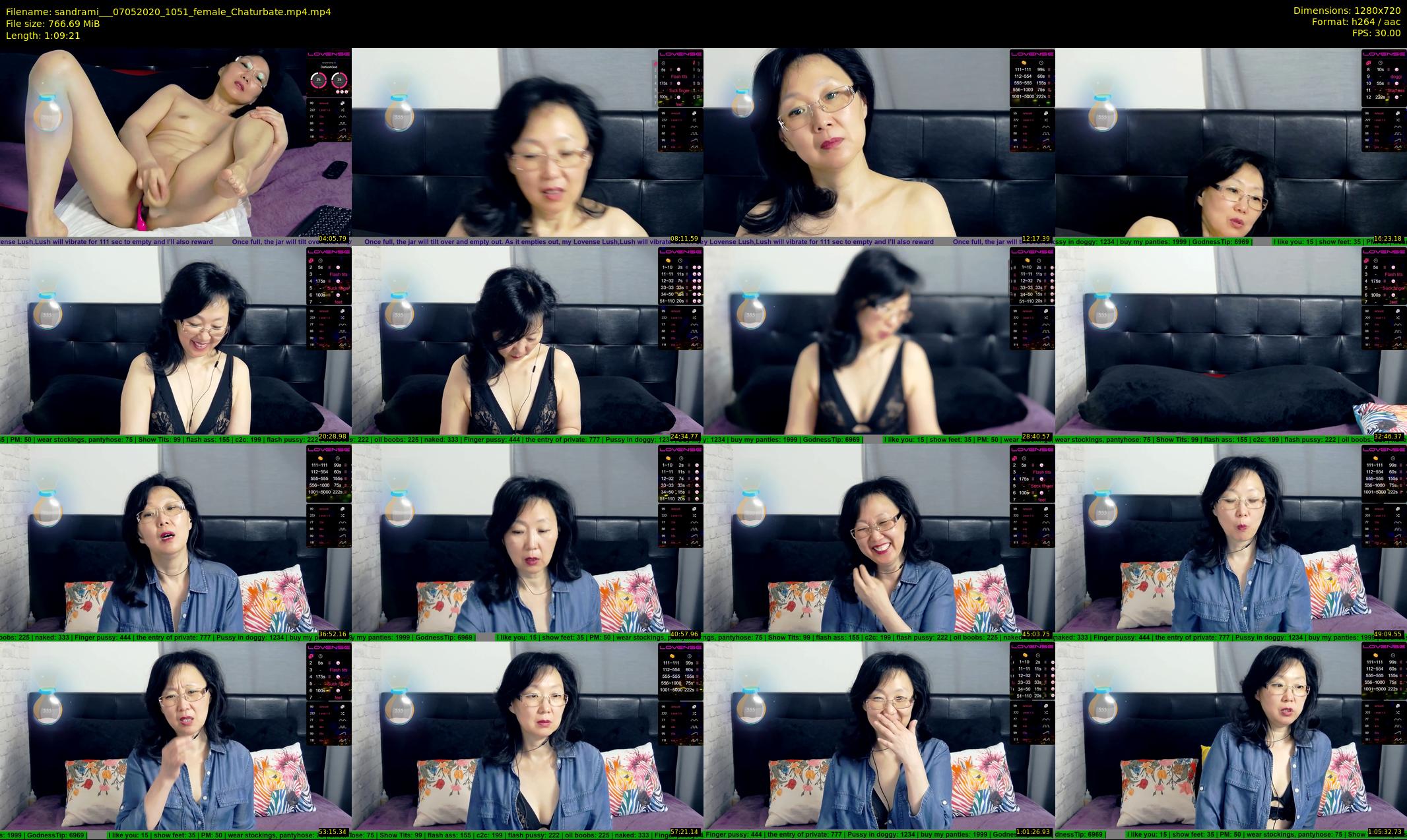 sandrami__ — 70 minute Chaturbate female cam show recording, 720p, May 7, 2020