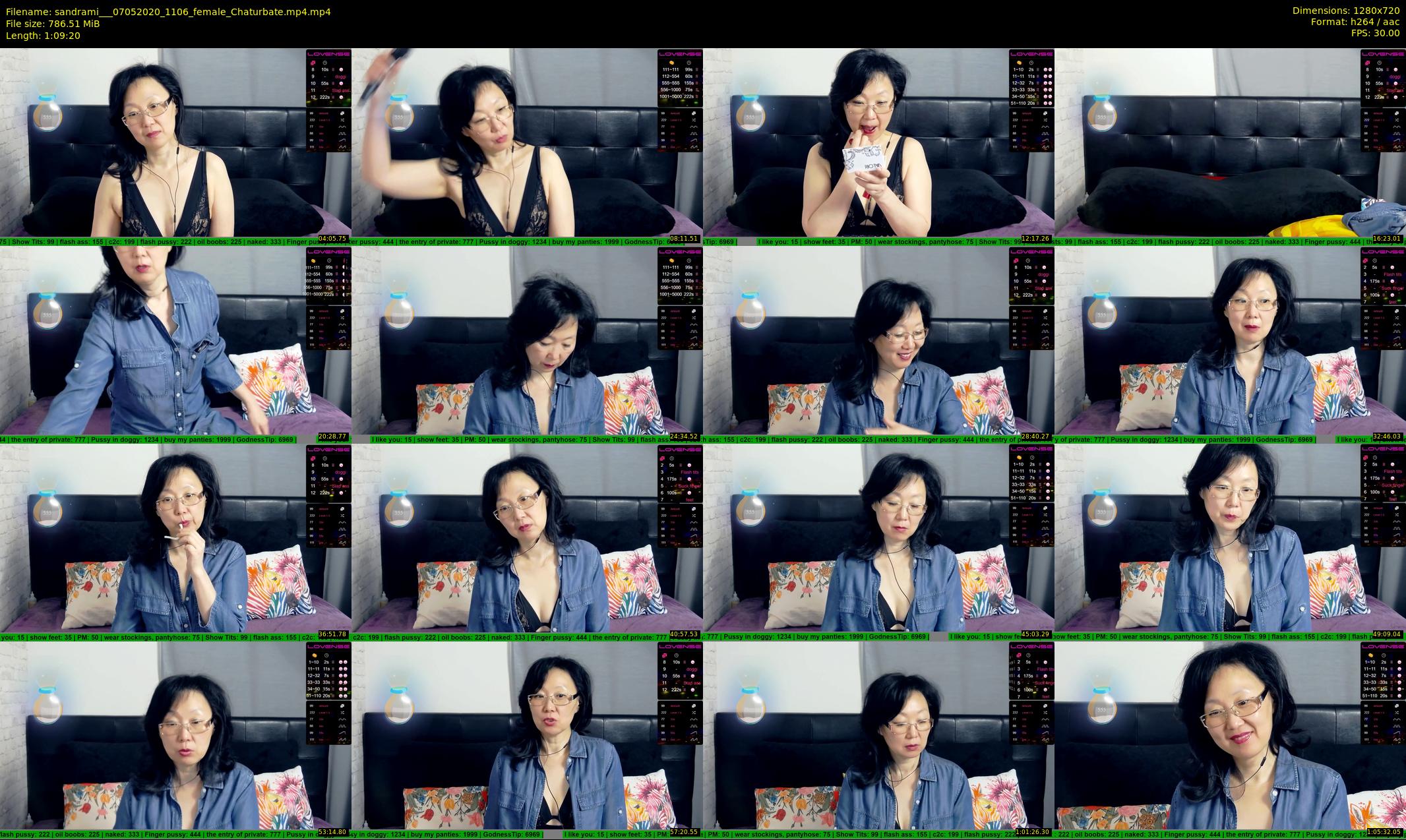 sandrami__ — 70 minute Chaturbate female cam show recording, 720p, May 7, 2020