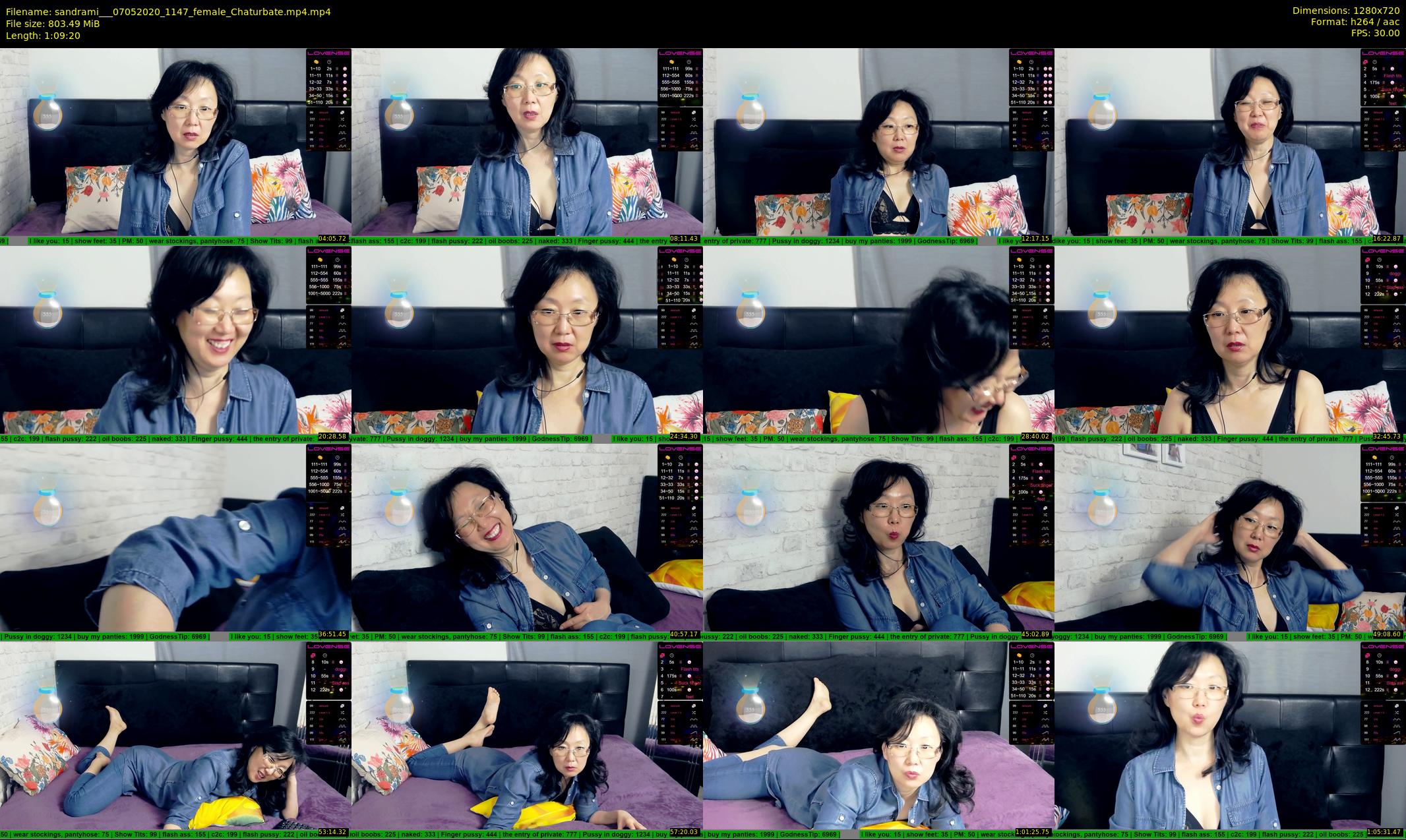 sandrami__ — 70 minute Chaturbate female cam show recording, 720p, May 7, 2020