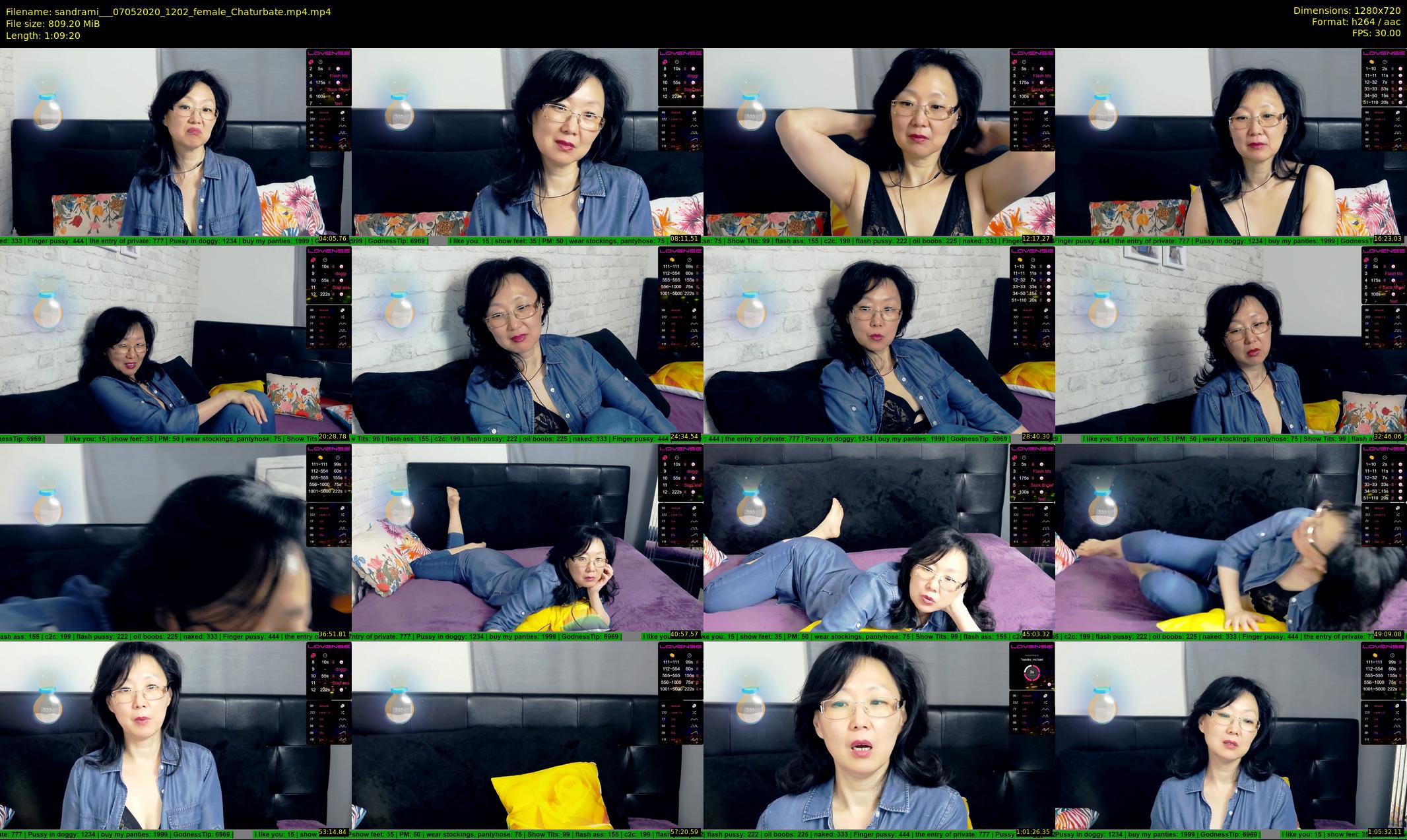 sandrami__ — 70 minute Chaturbate female cam show recording, 720p, May 7, 2020