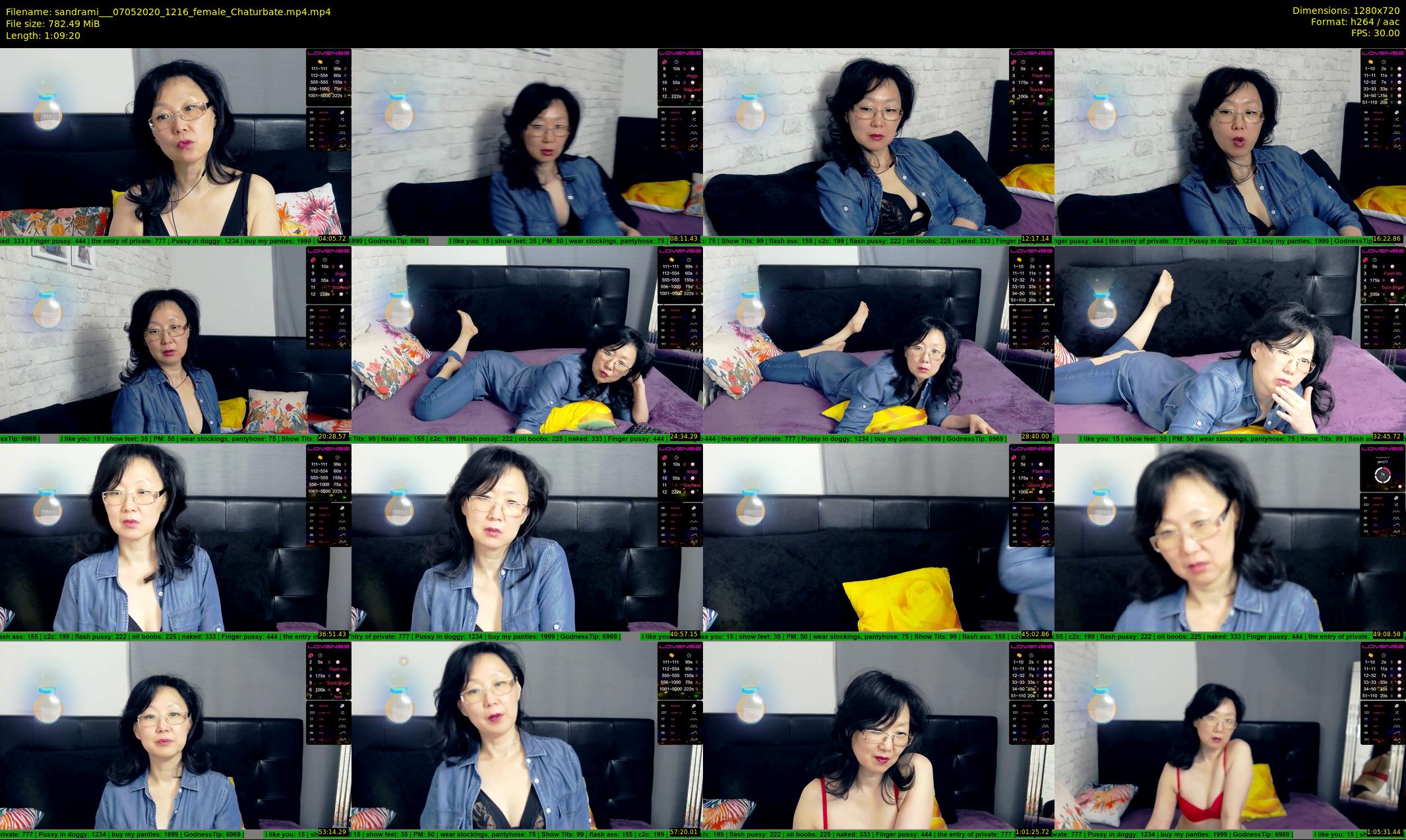 sandrami__ — 70 minute Chaturbate female cam show recording, 720p, May 7, 2020
