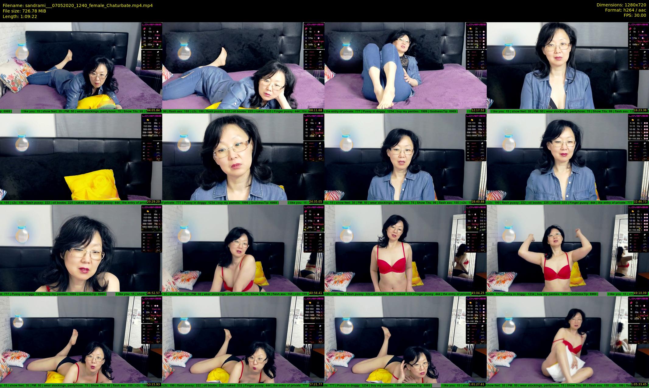sandrami__ — 70 minute Chaturbate female cam show recording, 720p, May 7, 2020