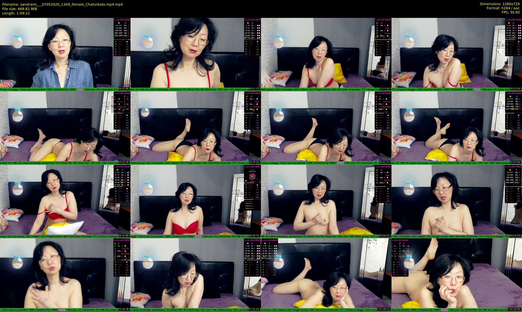 sandrami__ — 70 minute Chaturbate female cam show recording, 720p, May 7, 2020