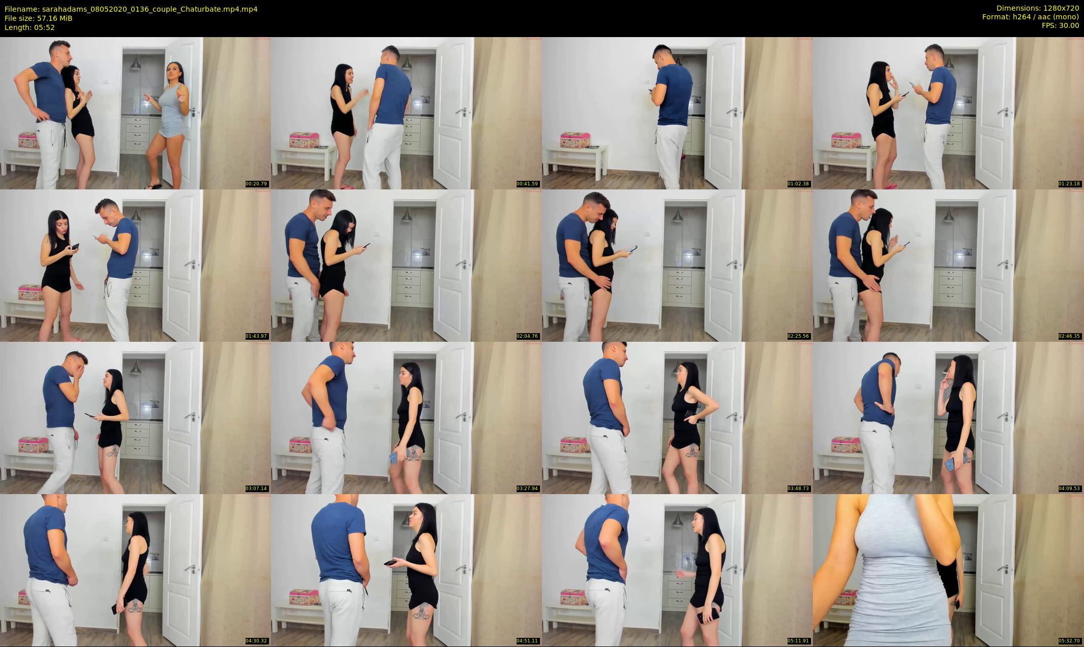 sarahadams — 6 minute Chaturbate female cam show recording, 720p, May 8, 2020