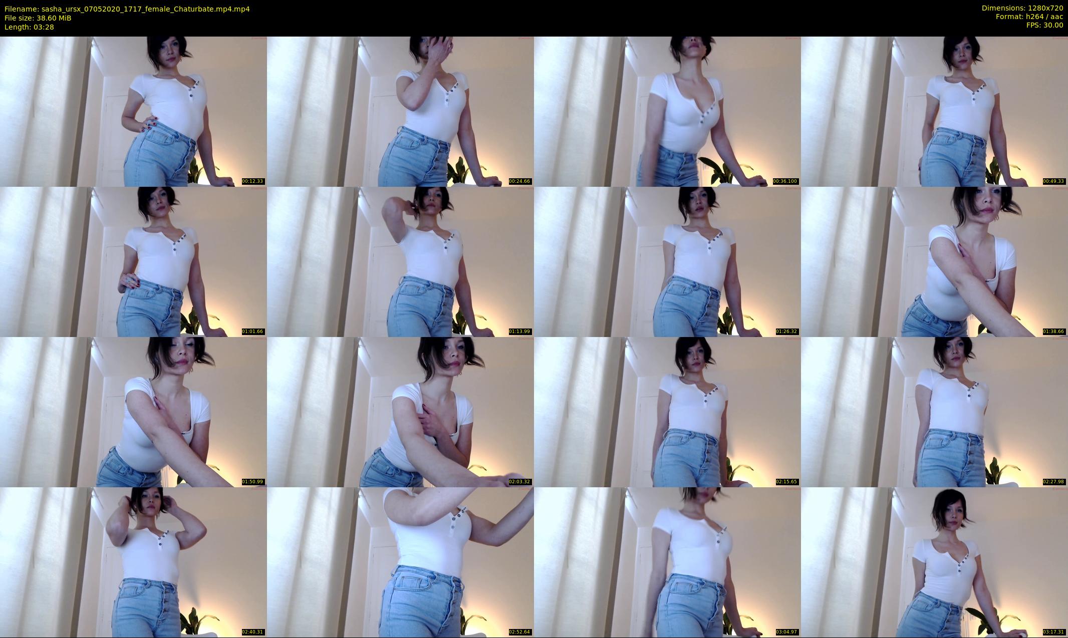 sasha_ursx — 4 minute Chaturbate female cam show recording, 720p, May 7, 2020