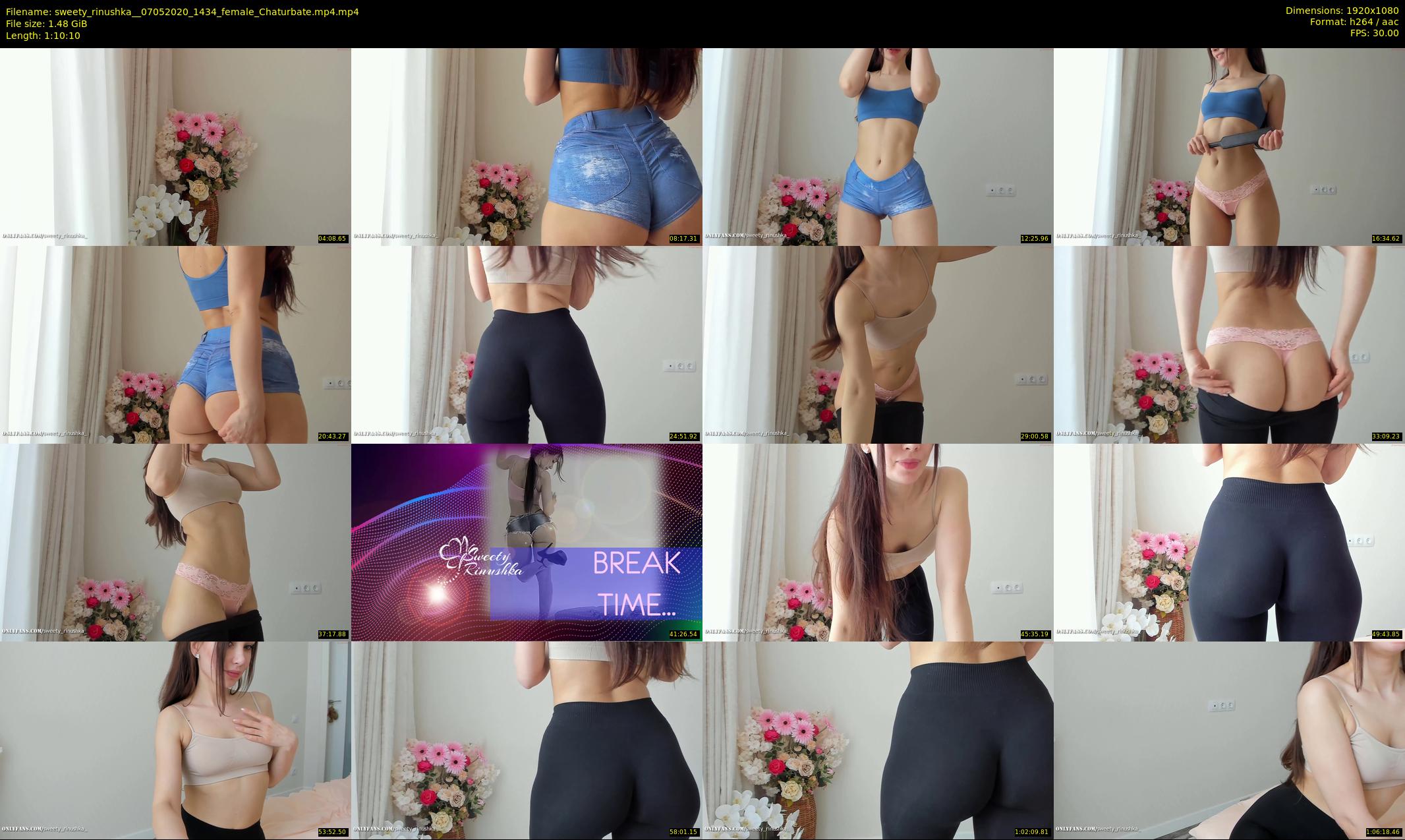 sweety_rinushka_ — 71 minute Chaturbate female cam show recording, 1080p, May 7, 2020