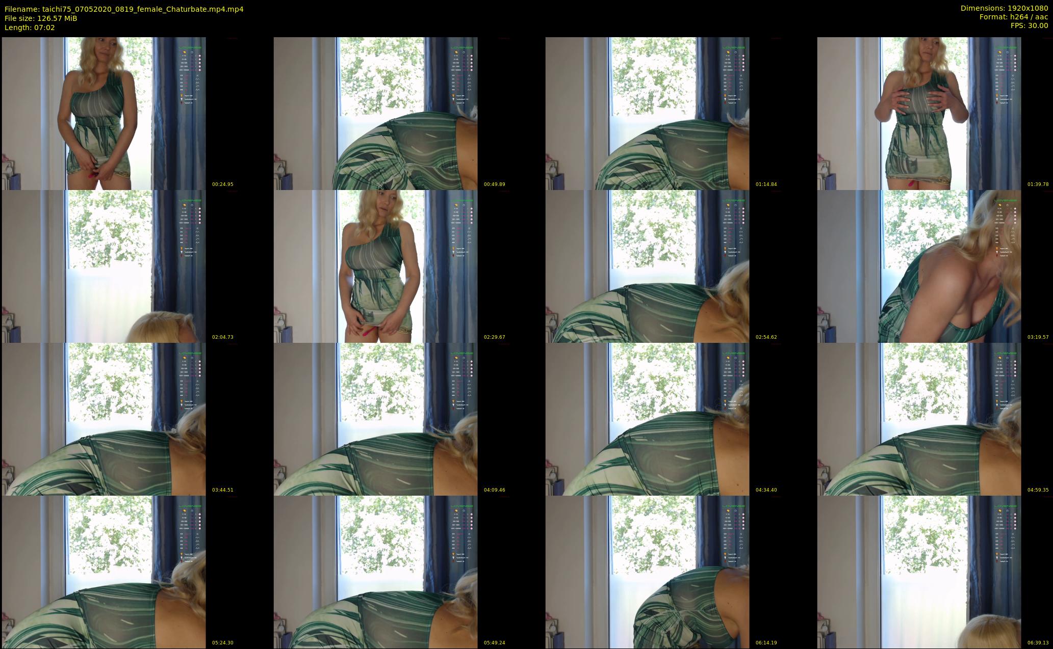taichi75 — 8 minute Chaturbate female cam show recording, 1080p, May 7, 2020